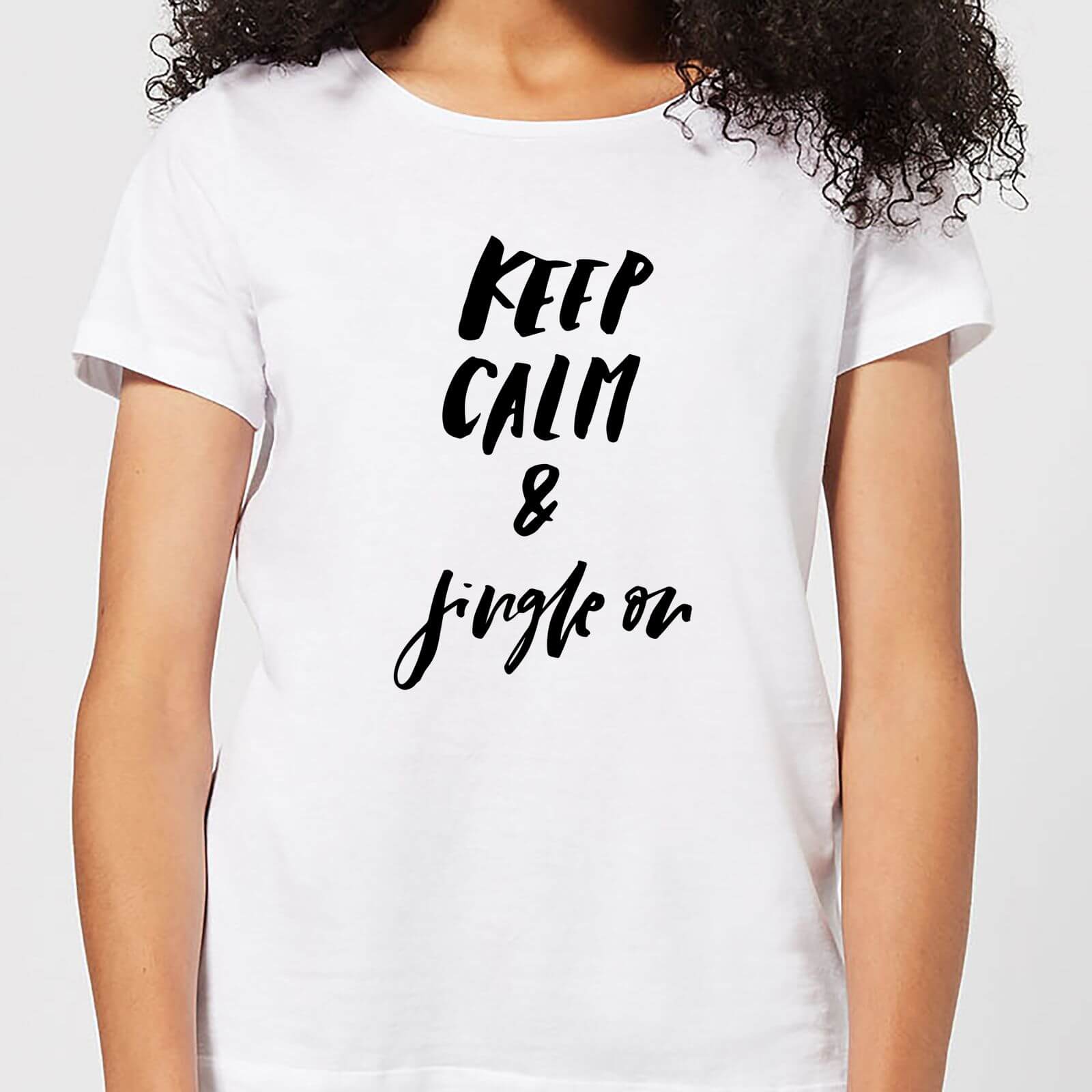 Keep Calm and Jingle On Women's T-Shirt - White - S - White