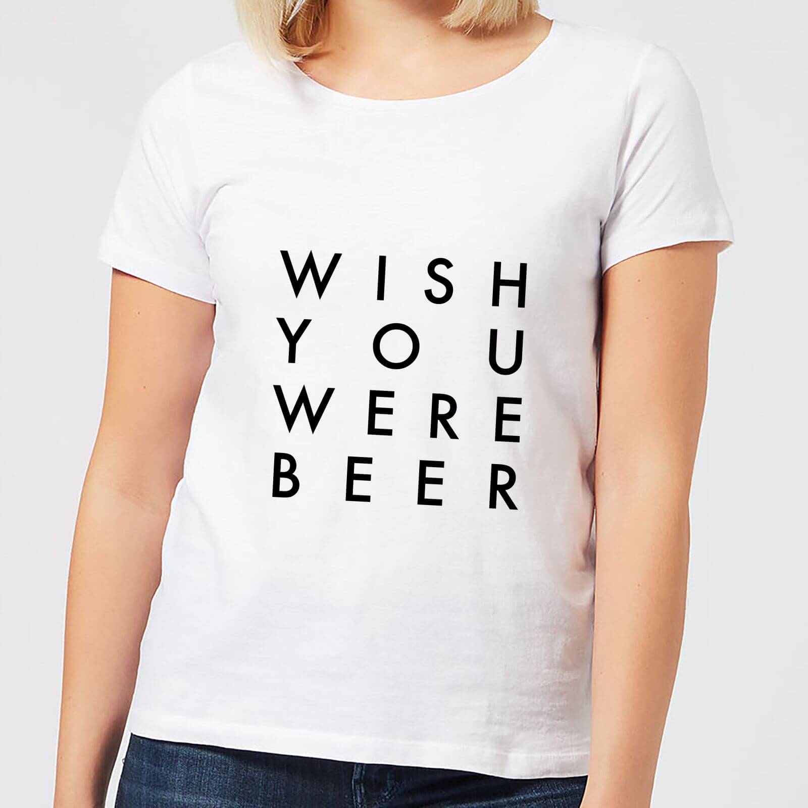 Wish You Were Beer Women's T-Shirt - White - S - White