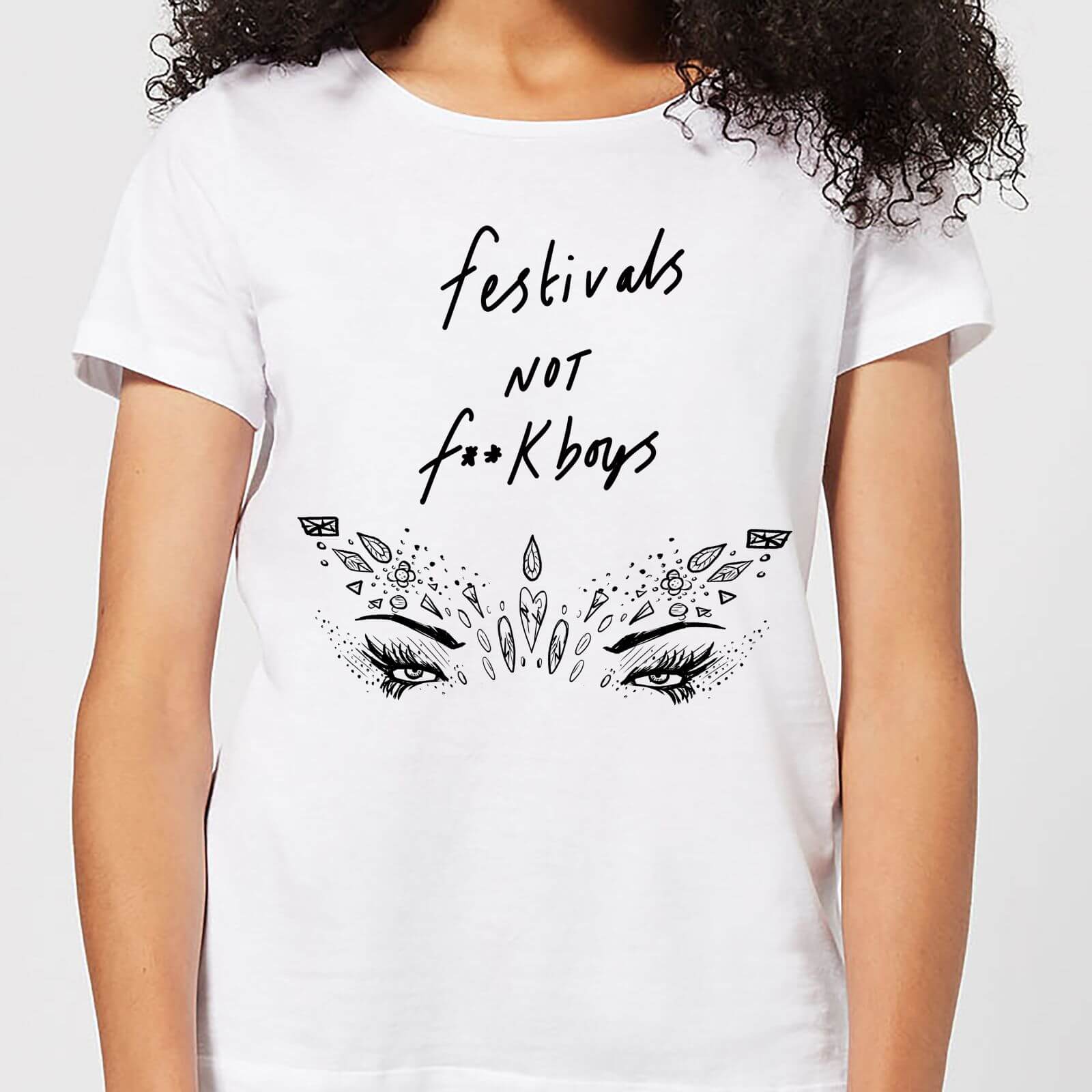 Festivals Not F**k Boys Women's T-Shirt - White - S - White