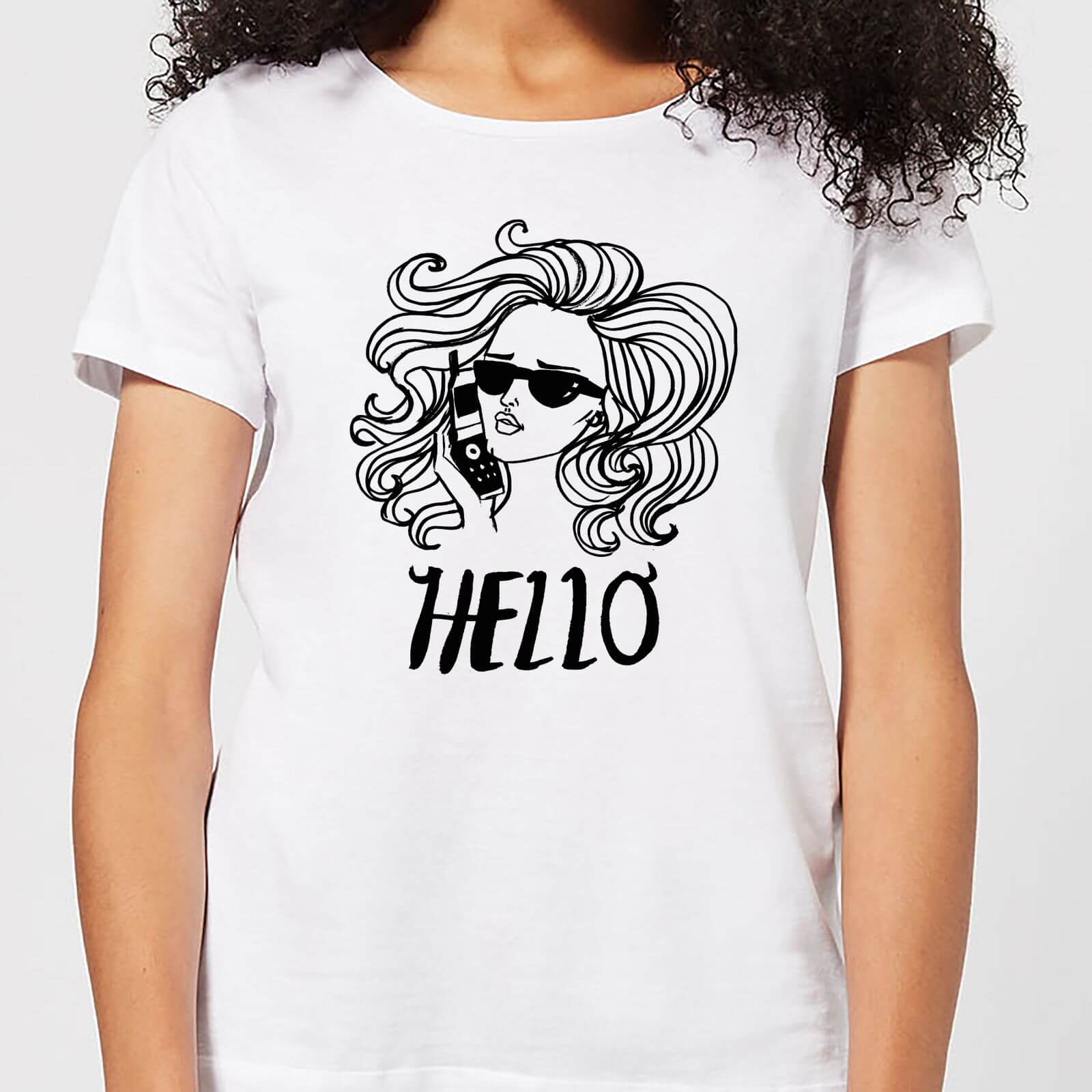 Hello Women's T-Shirt - White - S - White