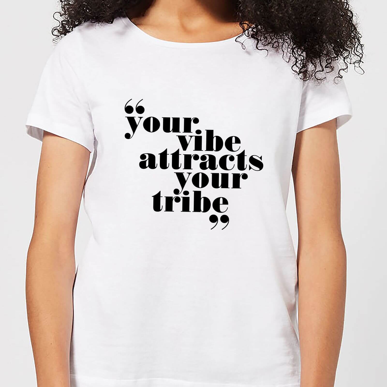 Your Vibe Attracts Your Tribe Women's T-Shirt - White - M - White