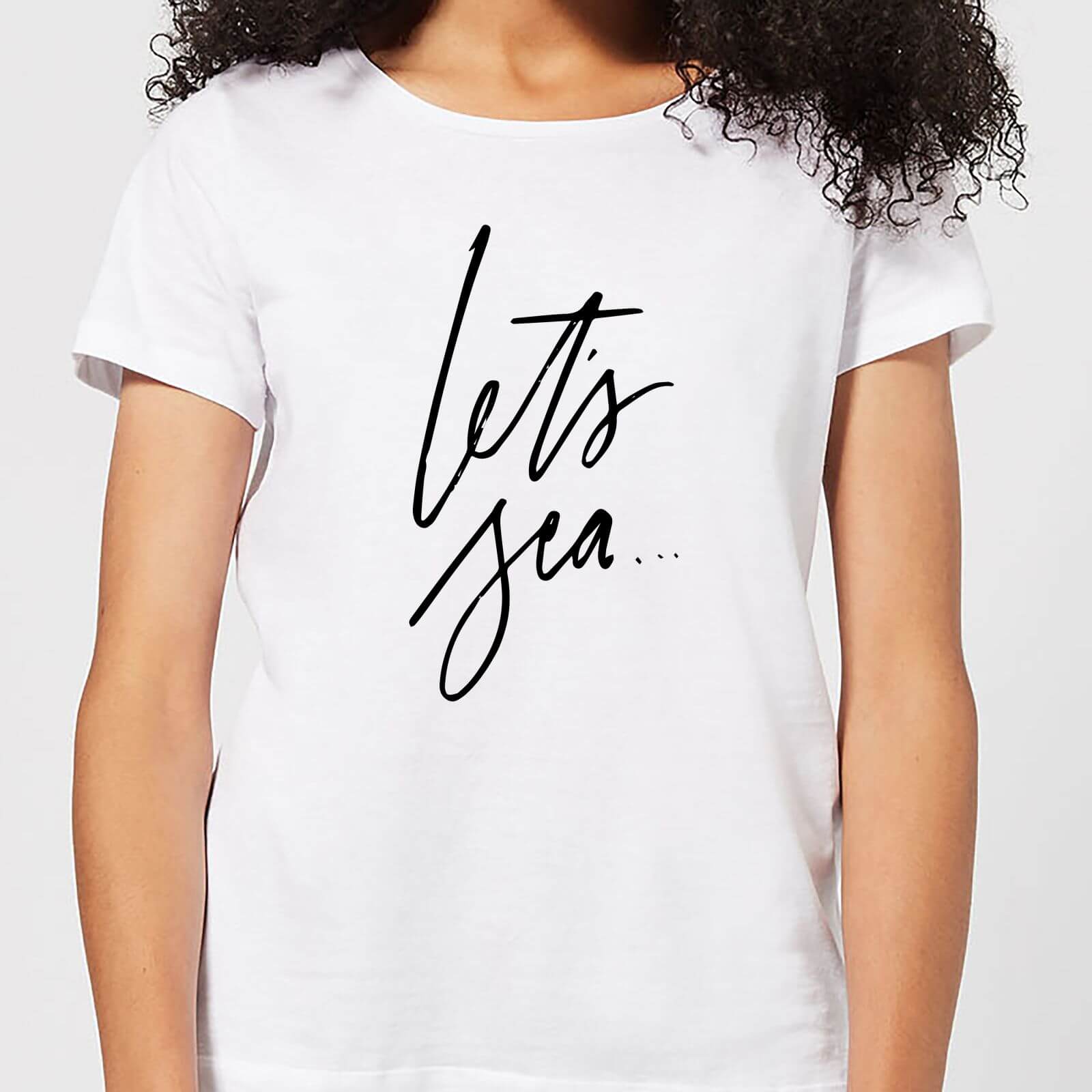 Let's Sea Women's T-Shirt - White - S - White