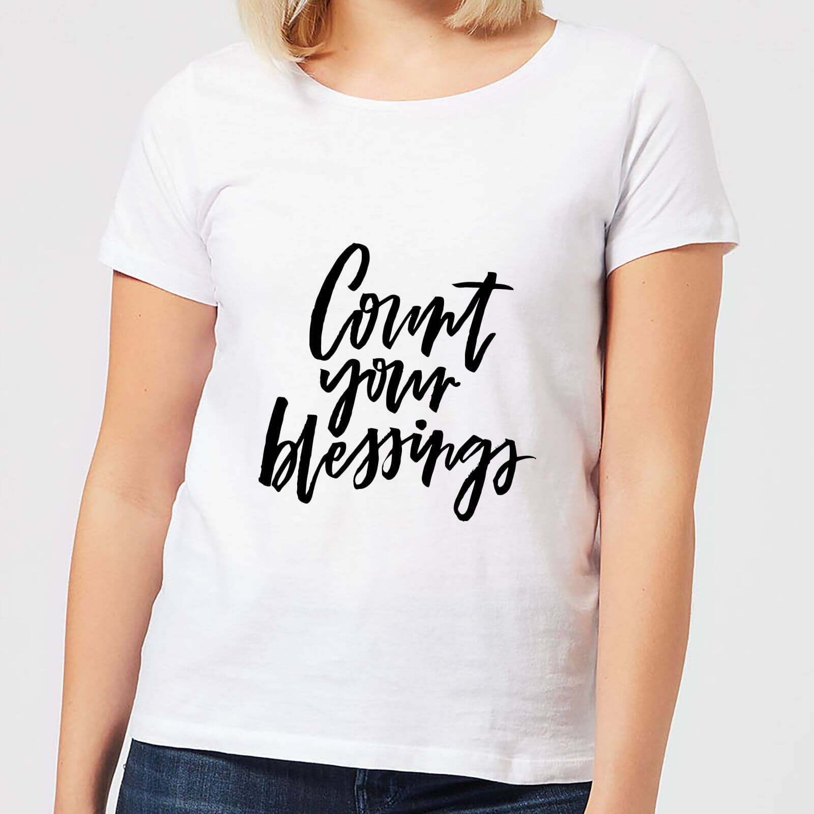Count Your Blessings Women's T-Shirt - White - S - White