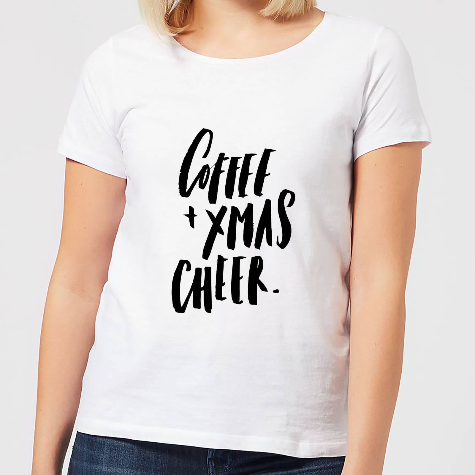 Coffee and Xmas Cheer Women's T-Shirt - White - S - White