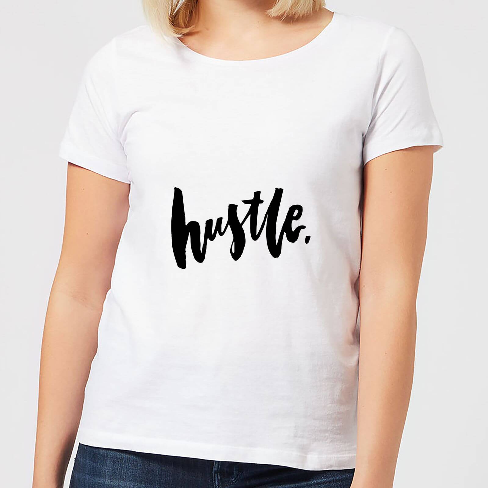 Hustle Women's T-Shirt - White - M - White