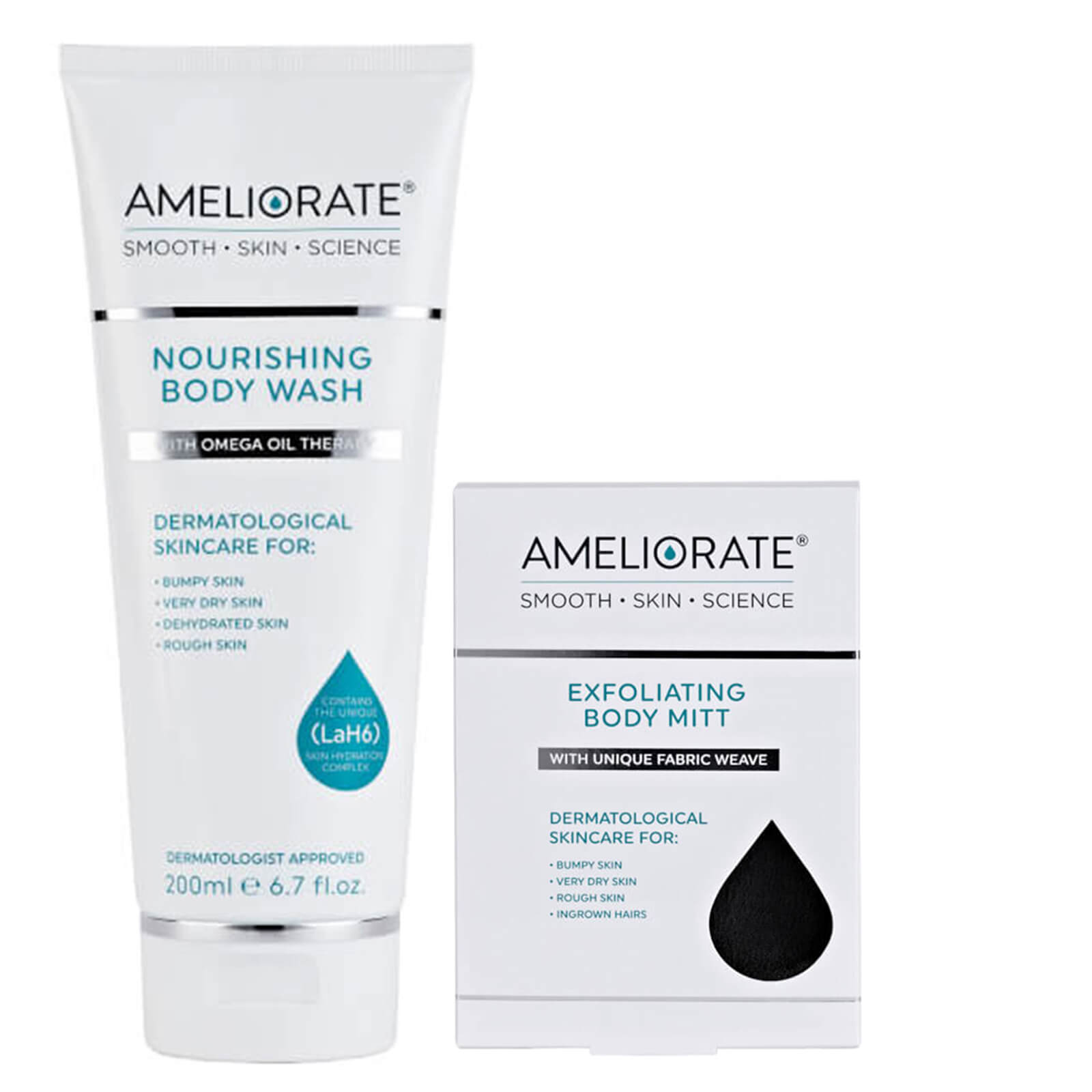 

AMELIORATE Wash and Mitt Duo