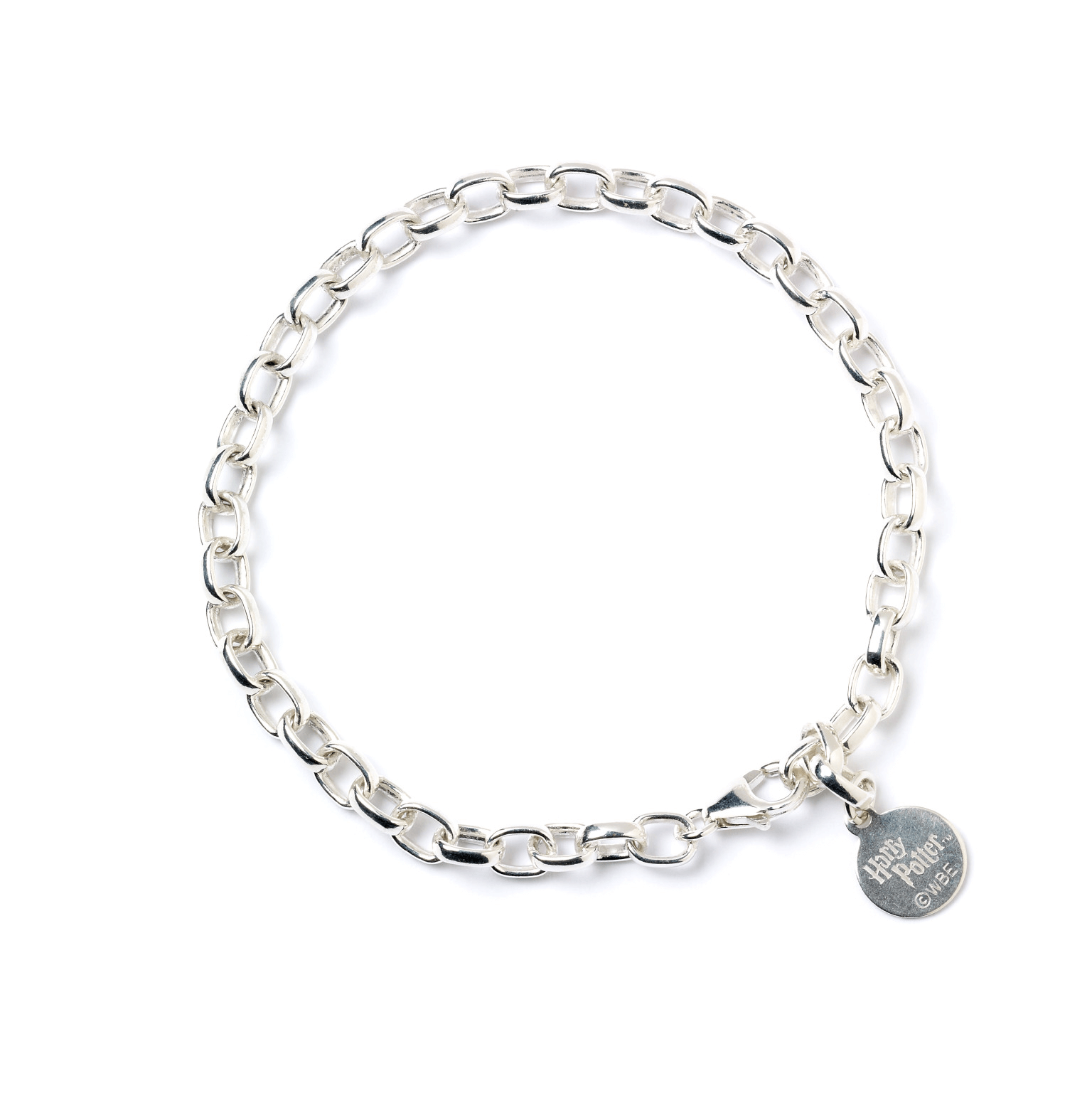 Harry Potter Sterling Silver Branded Charm Bracelet - Adult