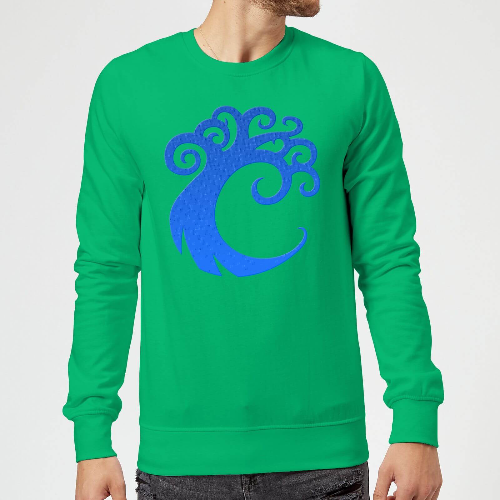 Magic The Gathering Simic Symbol Sweatshirt - Kelly Green - M - Kelly Green