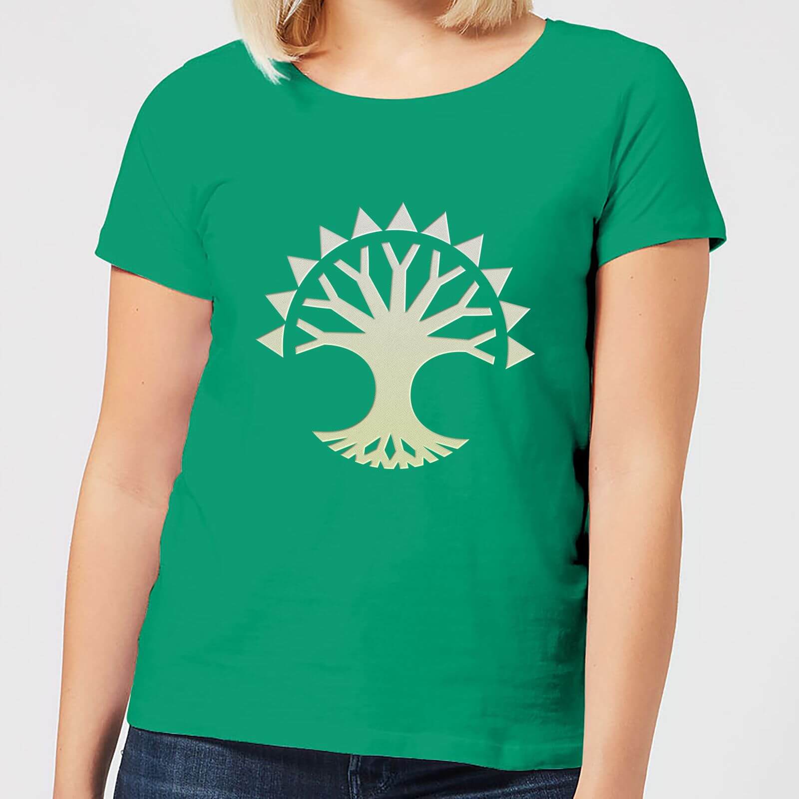 Magic The Gathering Selesnya Symbol Women's T-Shirt - Kelly Green - L - Kelly Green