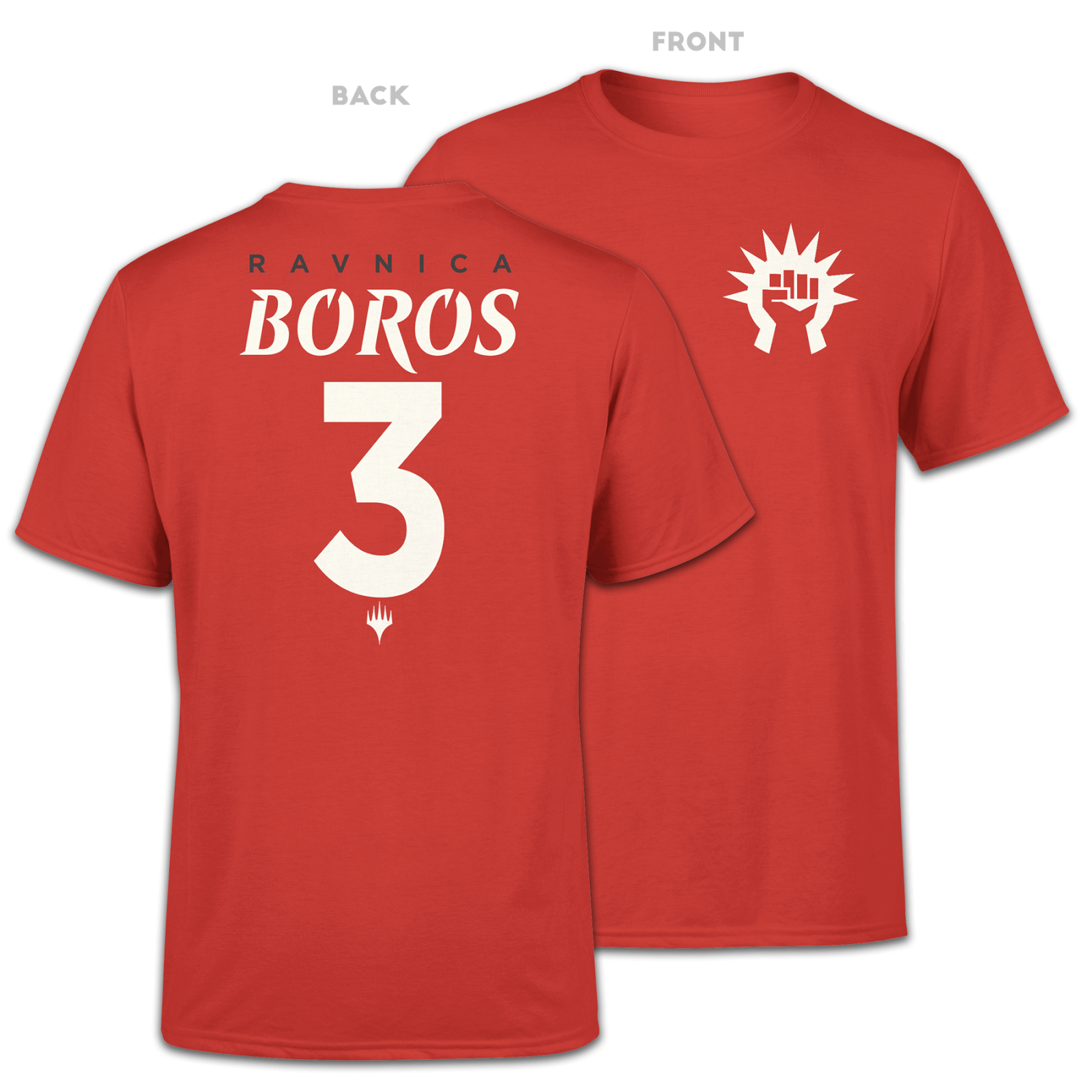 T-shirt Homme Boros Sports - Magic The Gathering - Rouge