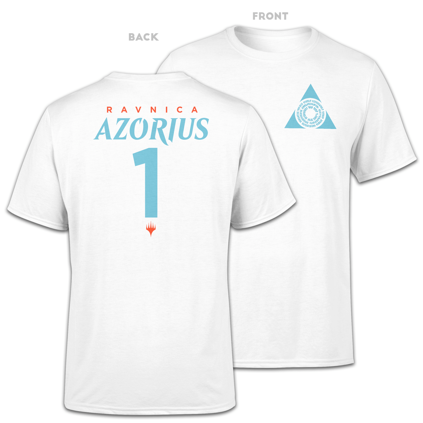 T-shirt Homme Azorius Sports - Magic The Gathering - Blanc