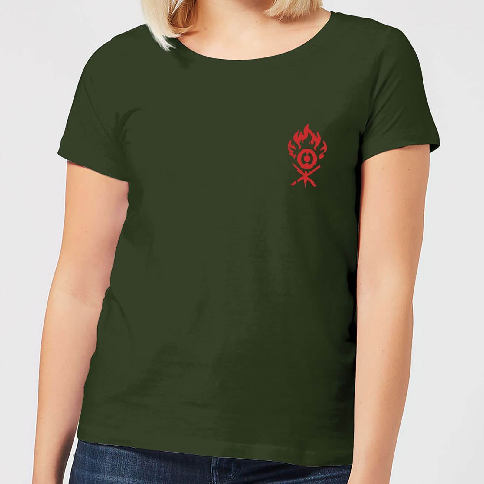 Magic The Gathering Gruul Sports Women's T-Shirt - Forest Green - M - Forest Green