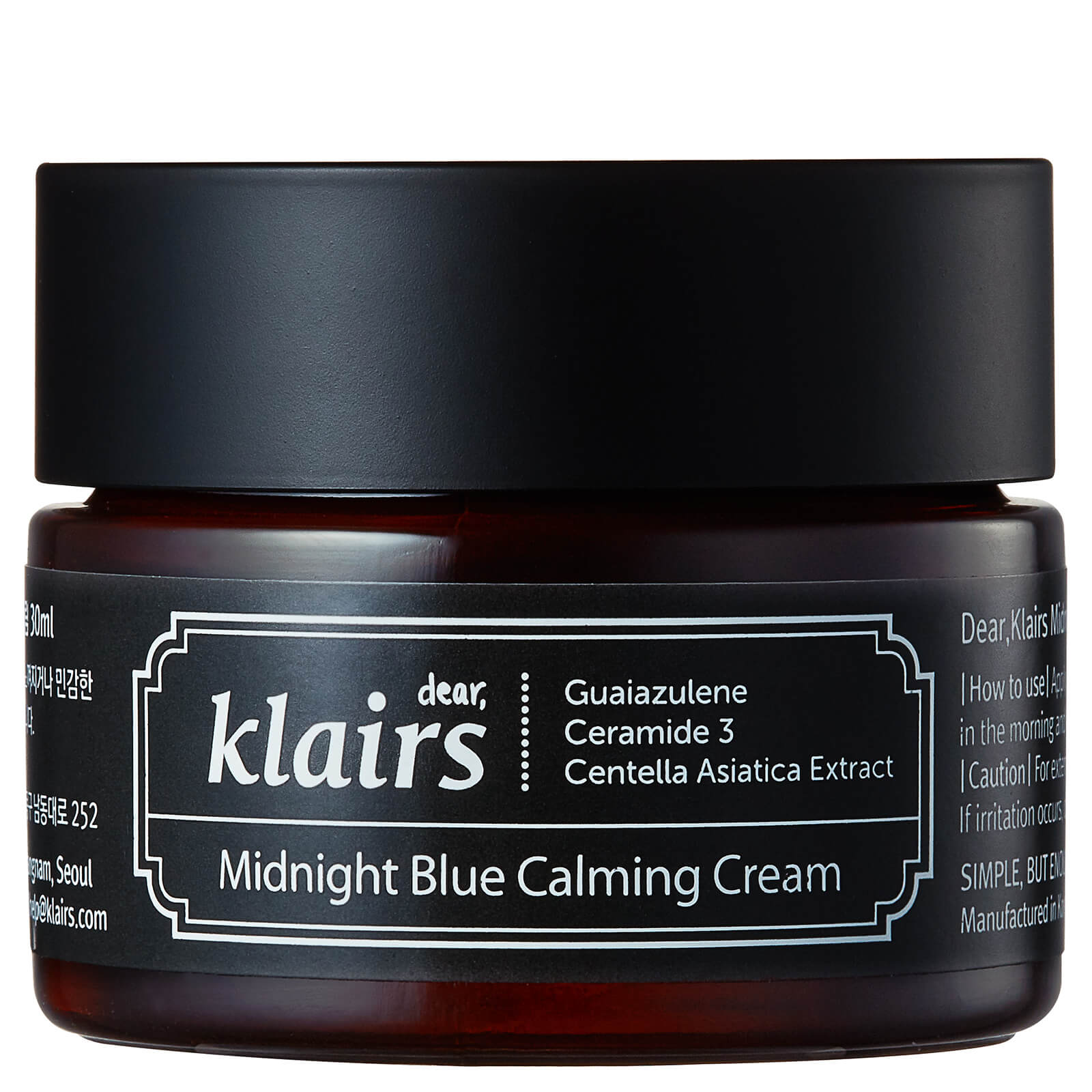 Dear, Klairs Midnight Blue Calming Cream 30ml
