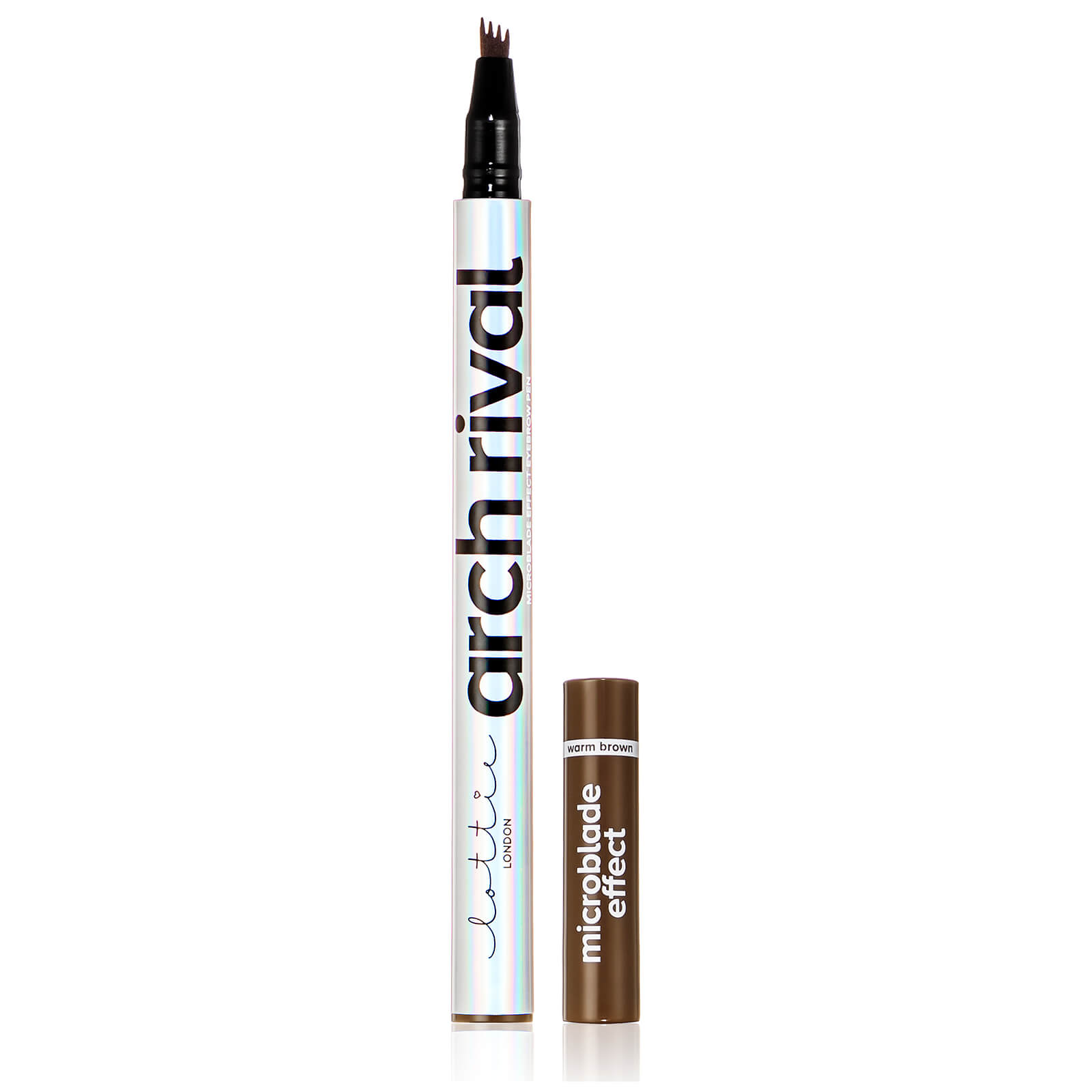 Lottie London Arch Rival Microblade Brow (Various Shades) - Warm Brown
