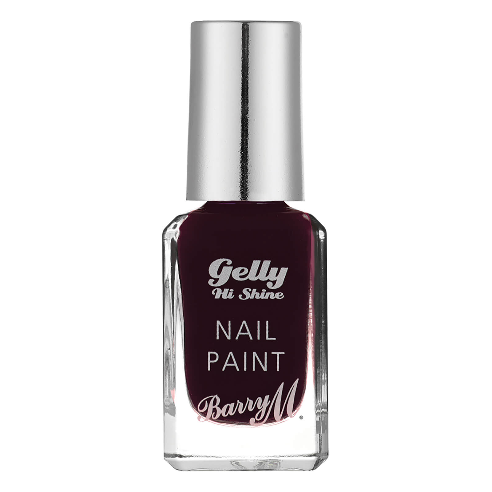 Barry M Cosmetics Gelly Hi Shine Nail Paint 10ml (Various Shades) - Black Cherry