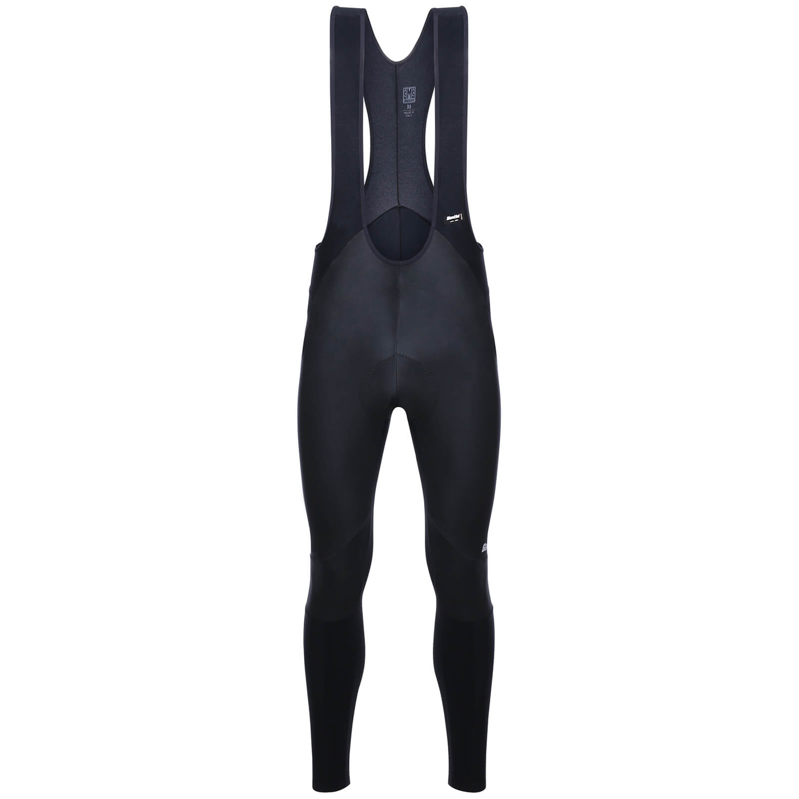 Santini Giove Windstopper Bib Tights - Black - XL - Schwarz
