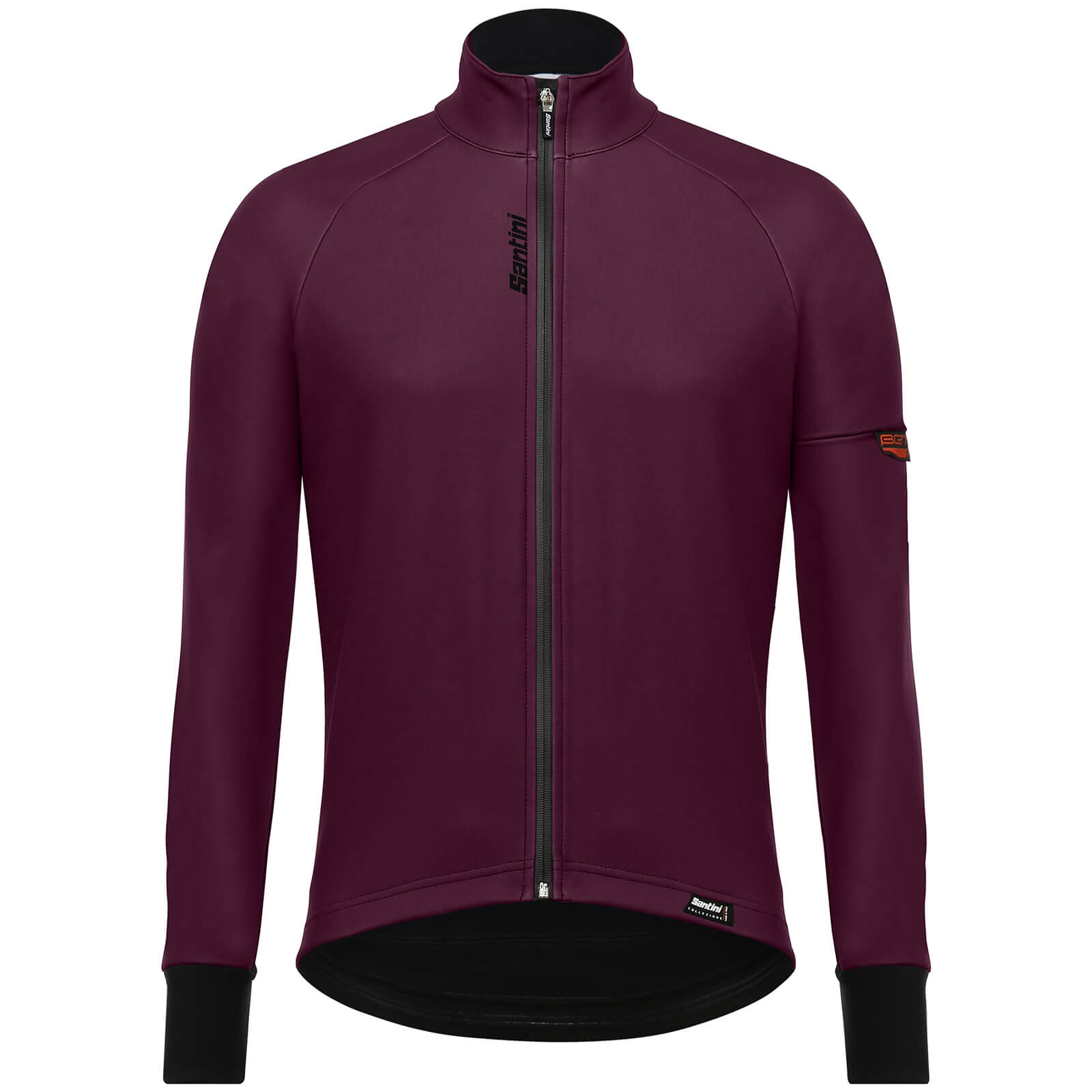 Santini Beta Winter Windstopper Jacket - Bordeaux - M - Burgundy