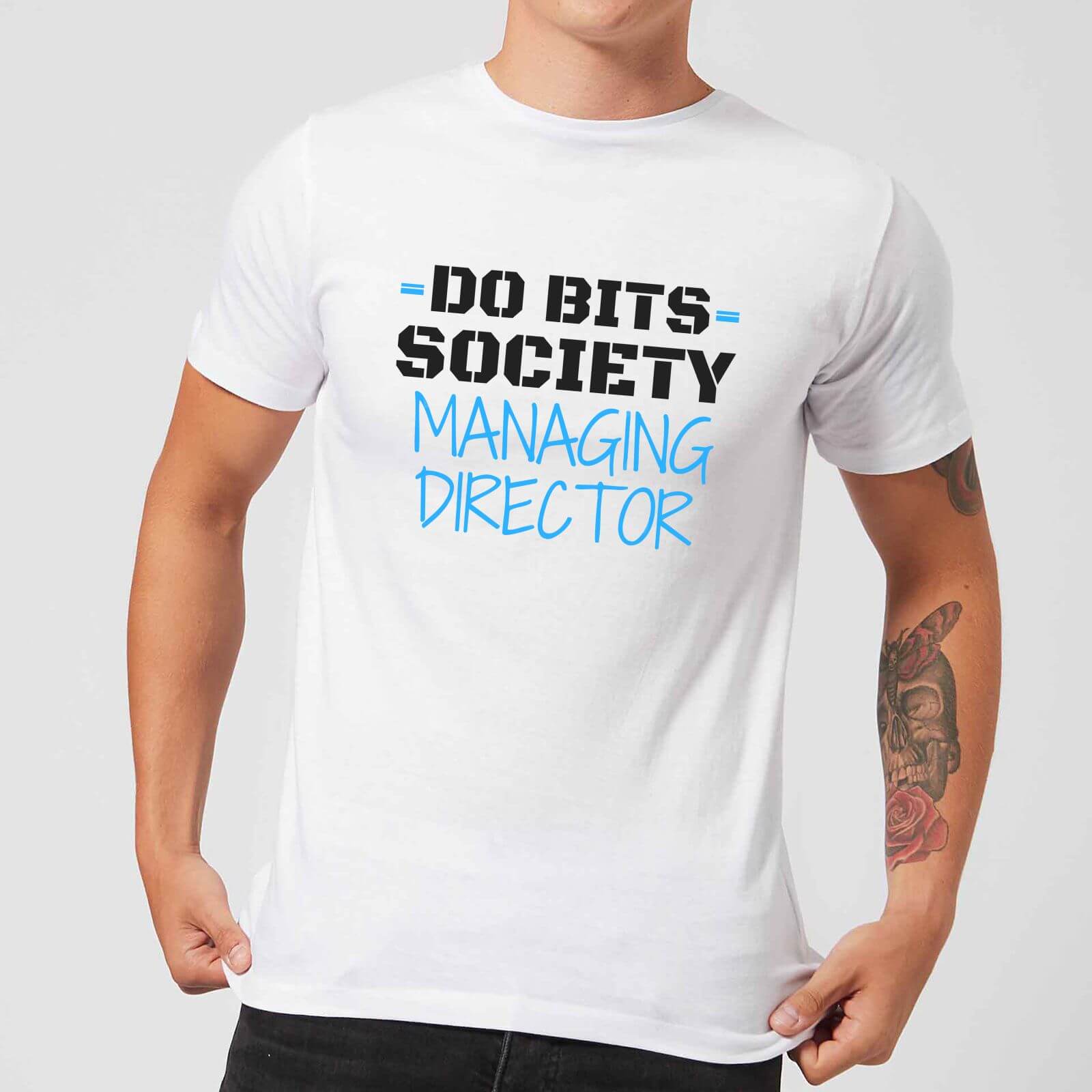 Big And Beautiful Do Bits Managing Director Mens T Shirt White S White