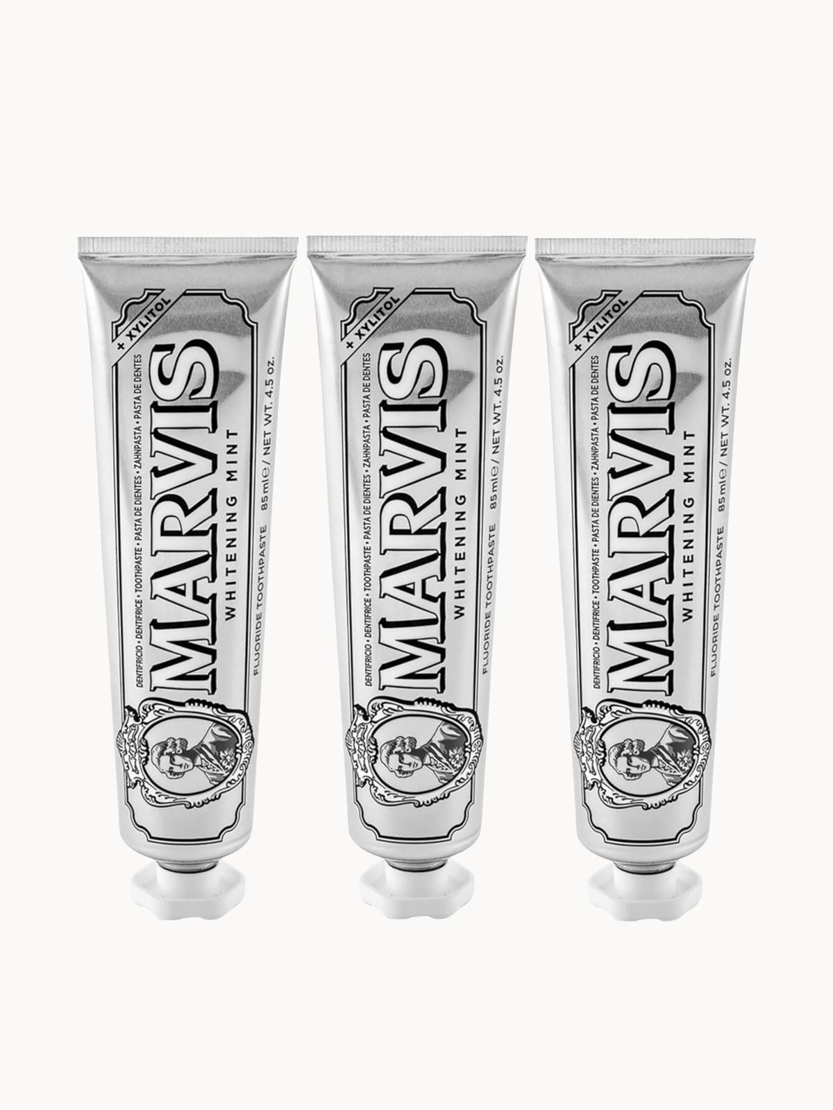 Marvis Whitening Mint Toothpaste Bundle (3x85ml)