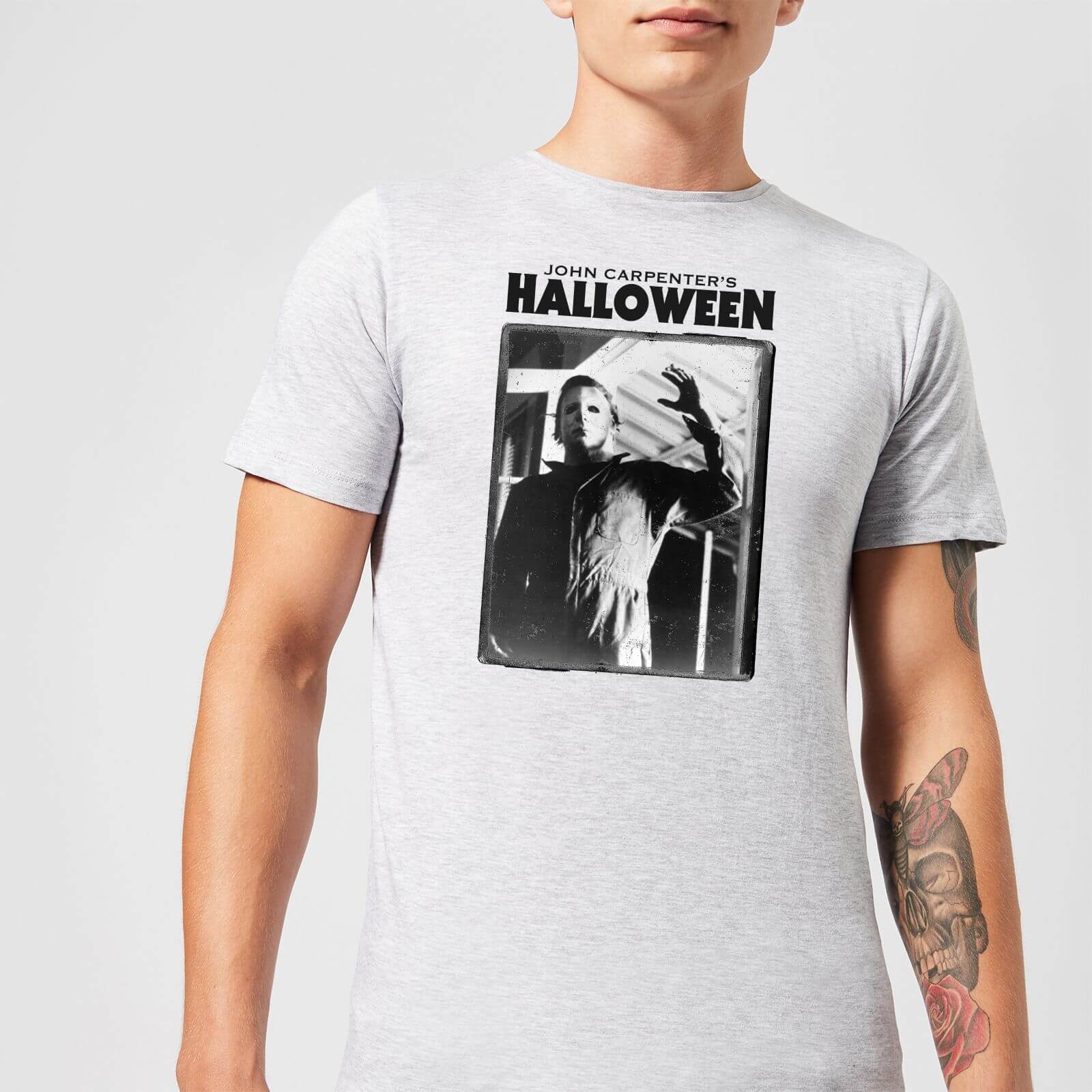 Halloween Framed Mike Myers Men's T-Shirt - Grey - XS