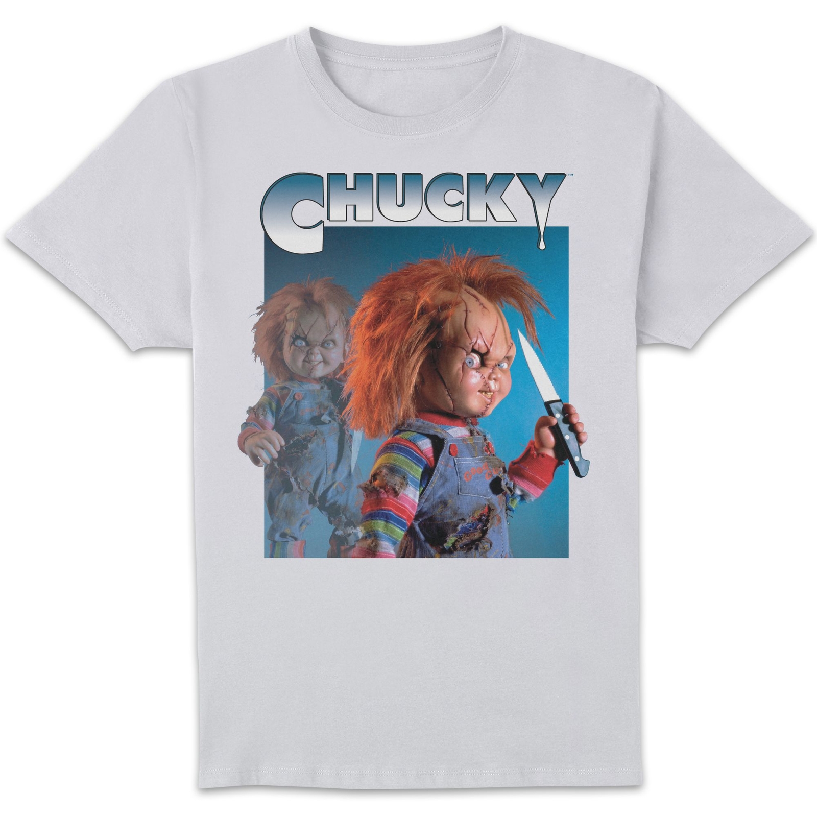 Chucky Nasty 90's Men's T-Shirt - White - XL