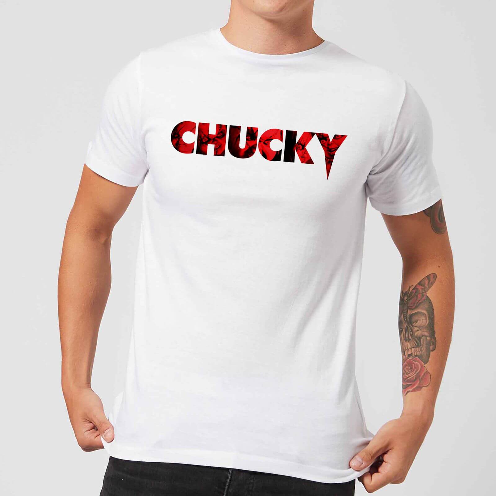 

T-Shirt Homme Logo Chucky - Blanc - XXL