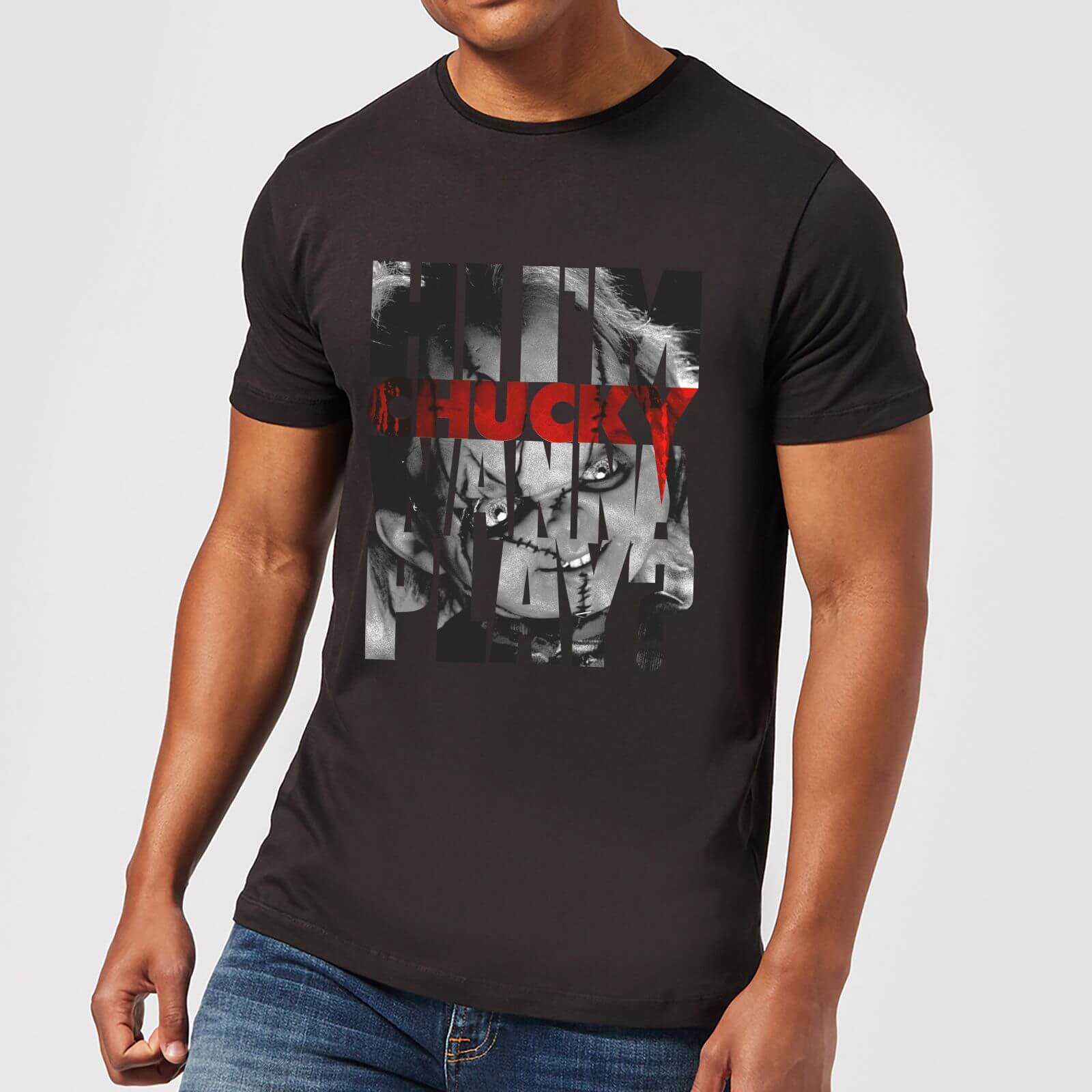 

T-Shirt Chucky Typographic - Nero - Uomo - XXL