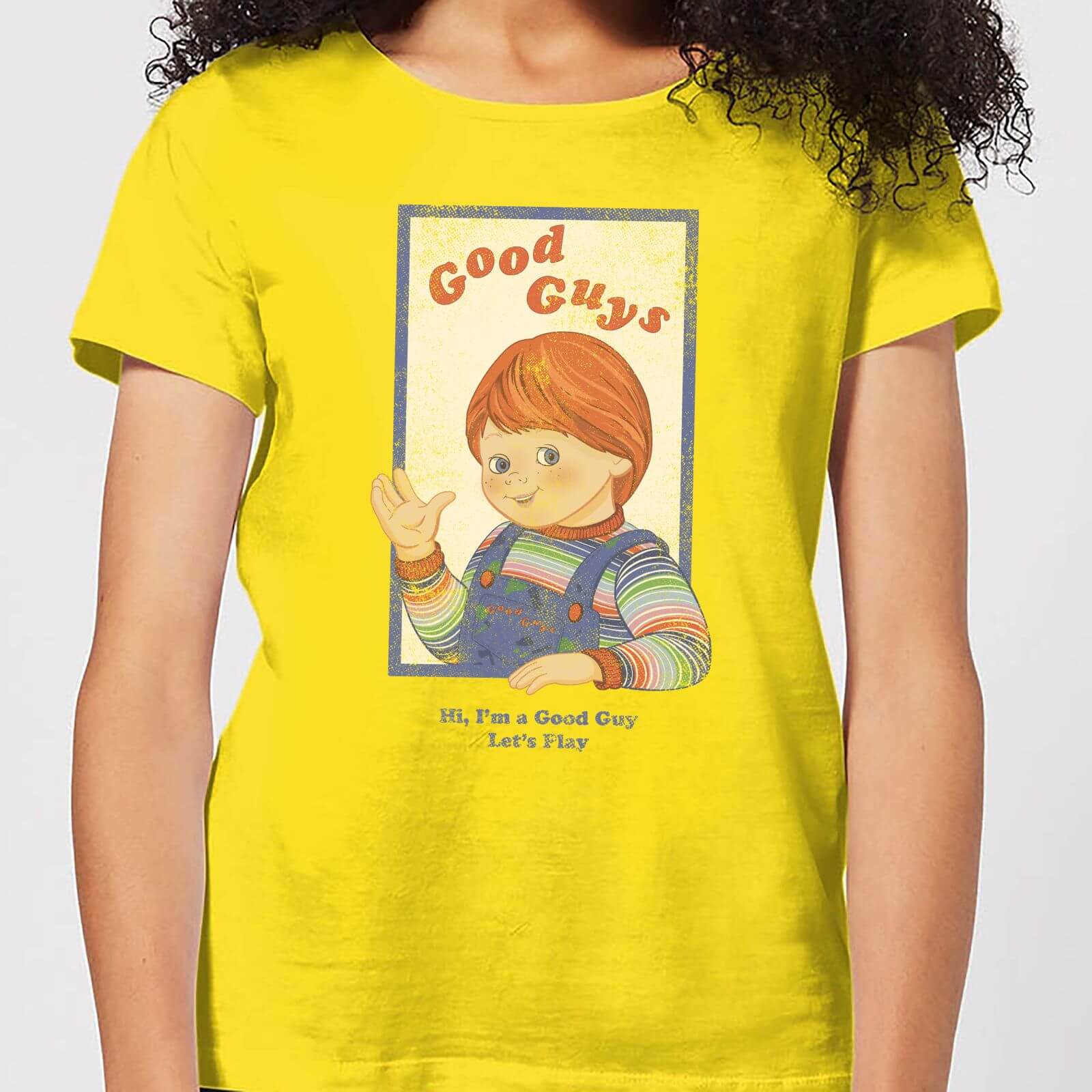 

T-Shirt Chucky Good Guys Retro - Giallo - Donna - S