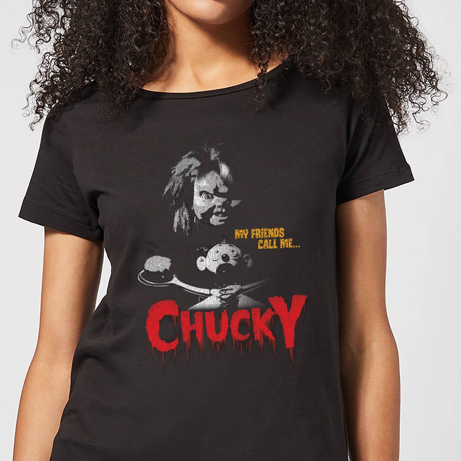 Chucky  My Friends Call Me Chucky Damen T-Shirt - Schwarz - XXL