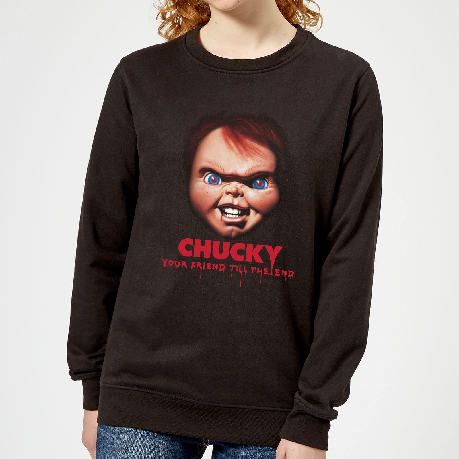 Chucky Friends Till The End Women's Sweatshirt - Black - XS