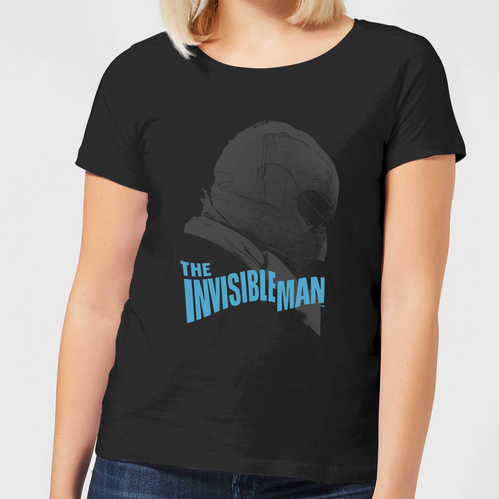 

T-Shirt Universal Monsters The Invisible Man Greyscale - Nero - Donna - M - Nero