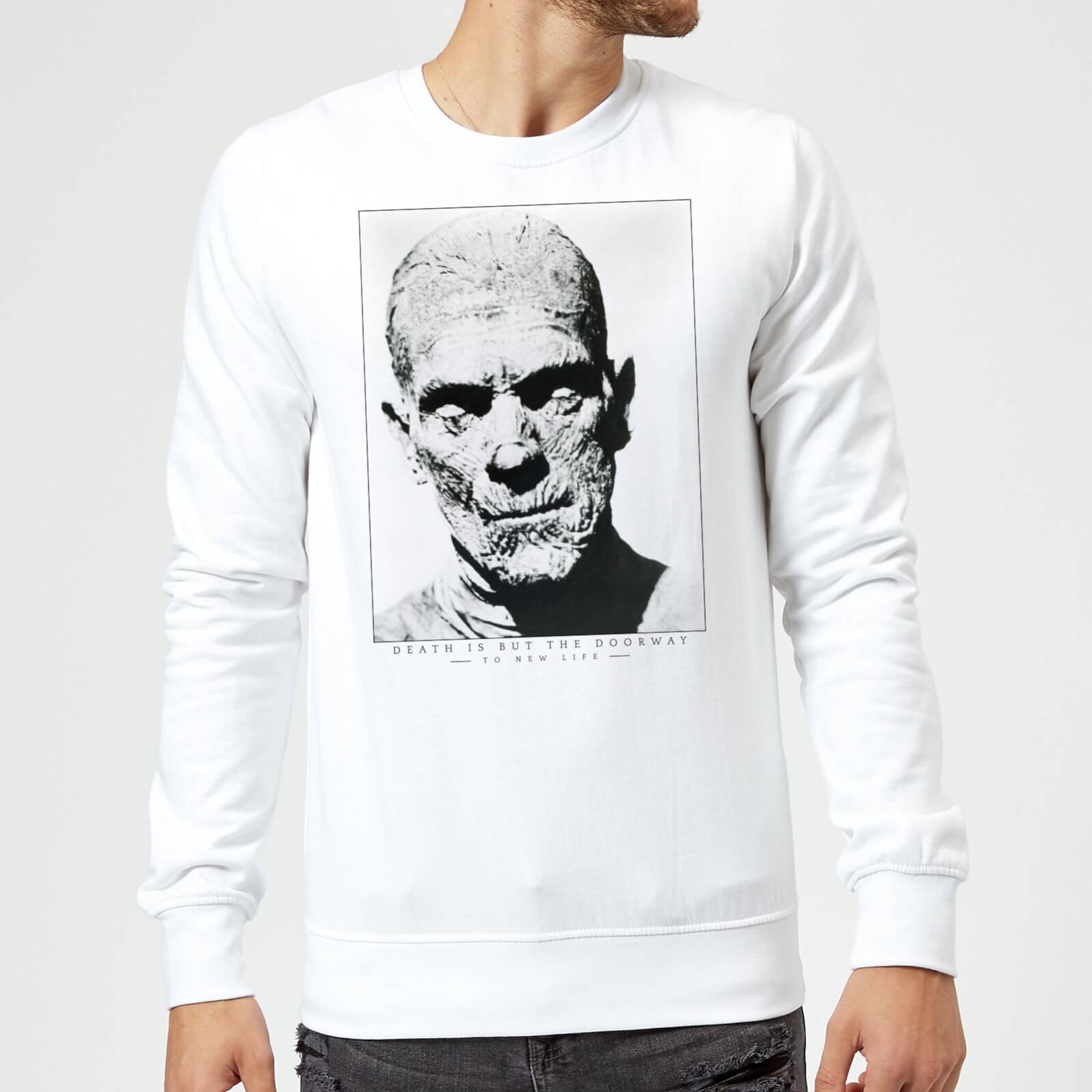 Universal Monsters The Mummy Portrait Sweatshirt - White - M - White