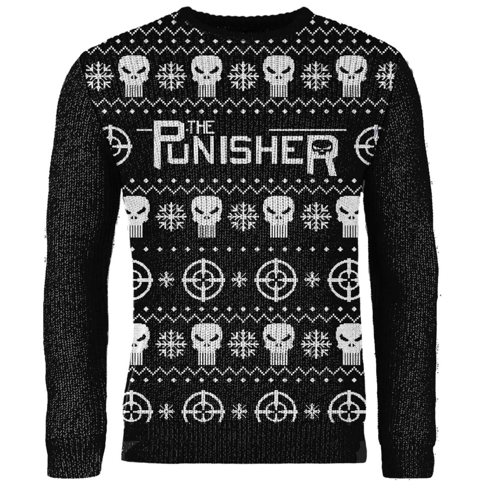 

Pull de Noël Brodé The Punisher Marvel Zavvi Exclusif - Bleu - S