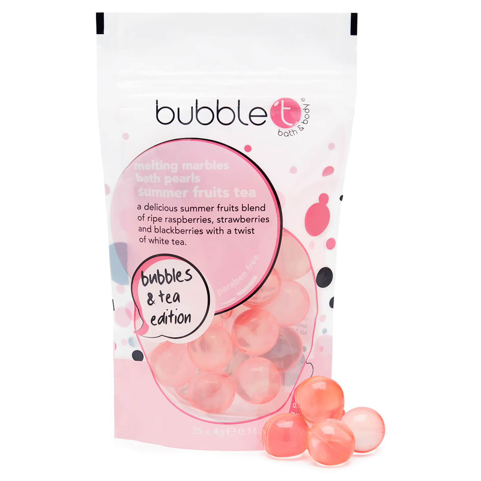 Bubble T perle di olio da bagno frutti estivi e tè (25 x 4 g)