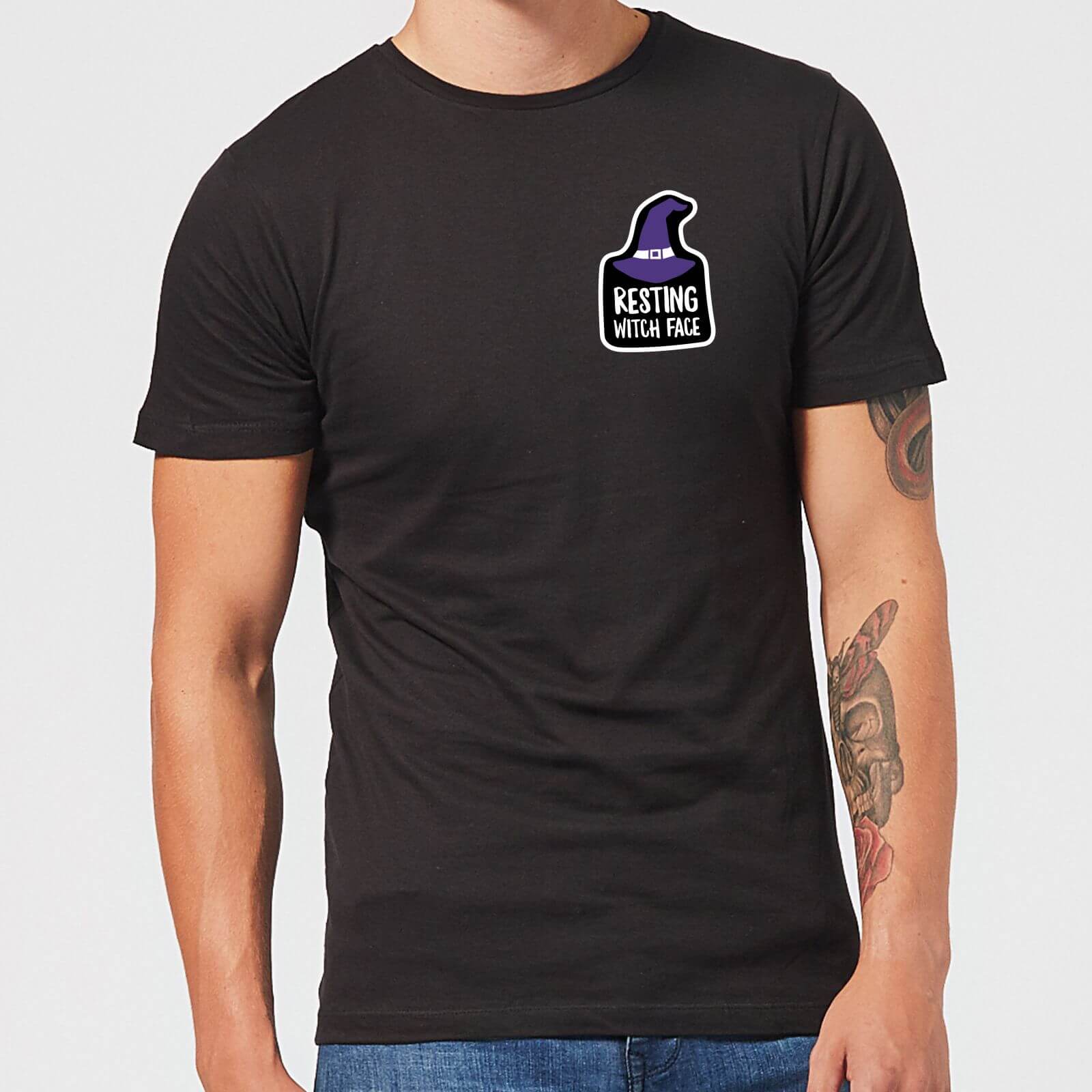 Resting Witch Face Men's T-Shirt - Black - XS - Black