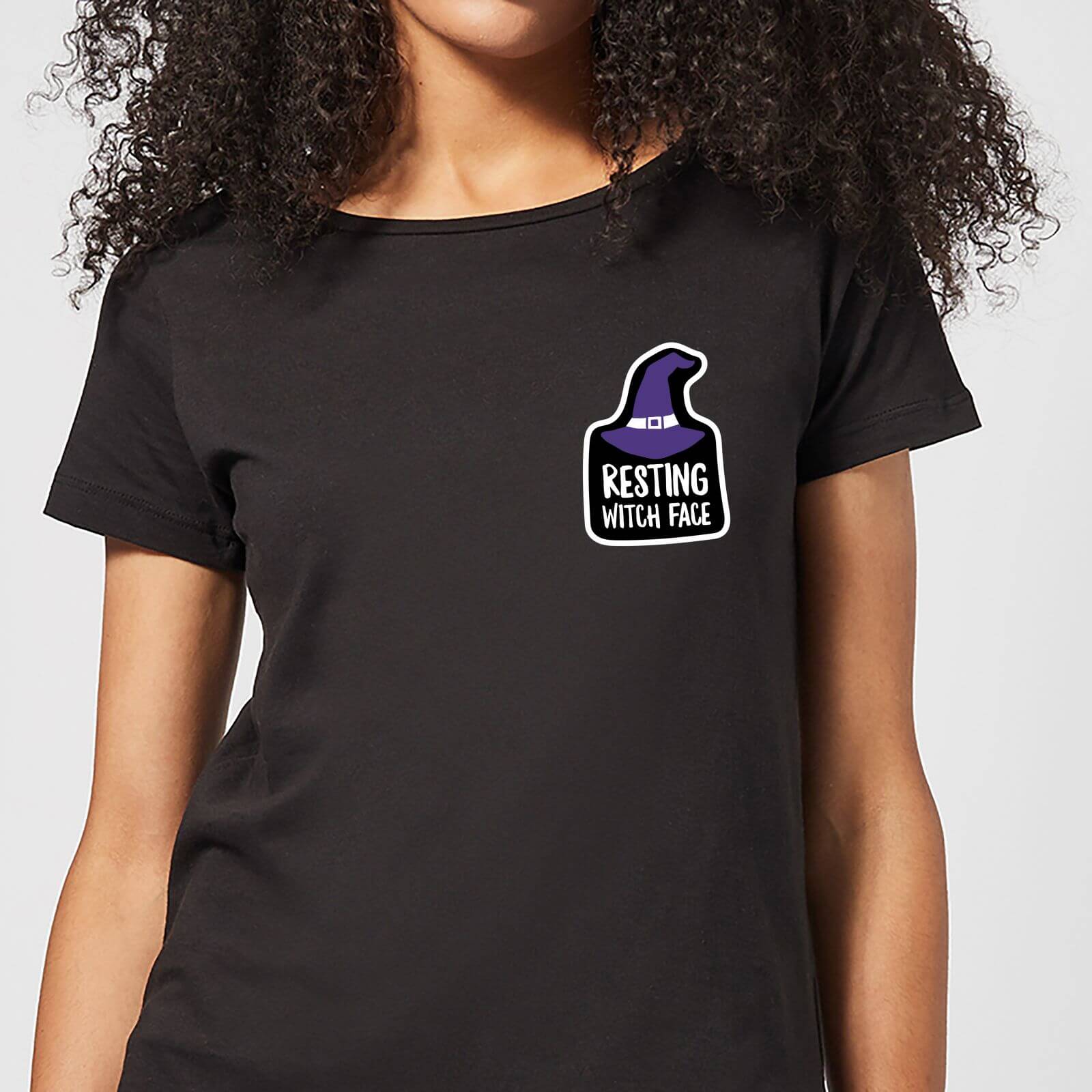 Halloween Resting Witch Face Women's T-Shirt - Black - M - Black