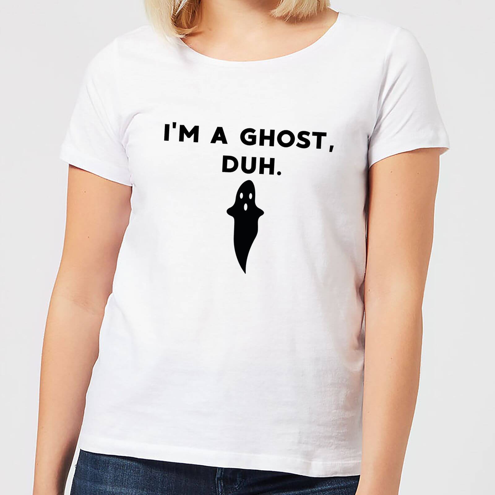 Halloween I'm A Ghost, Duh. Women's T-Shirt - White - XXL - White