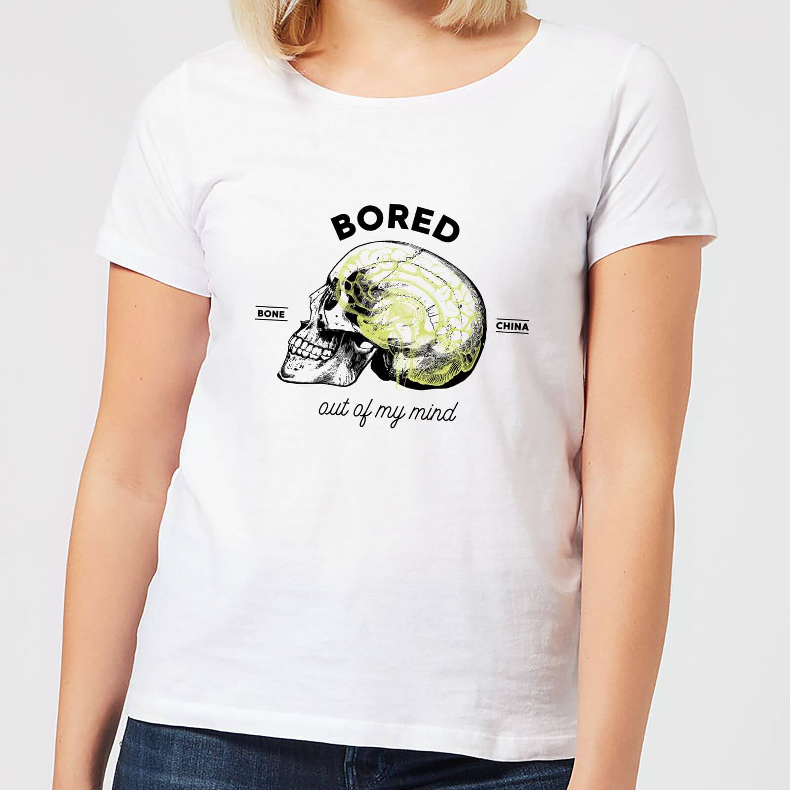 Halloween Bored Out Of My Mind Women's T-Shirt - White - L