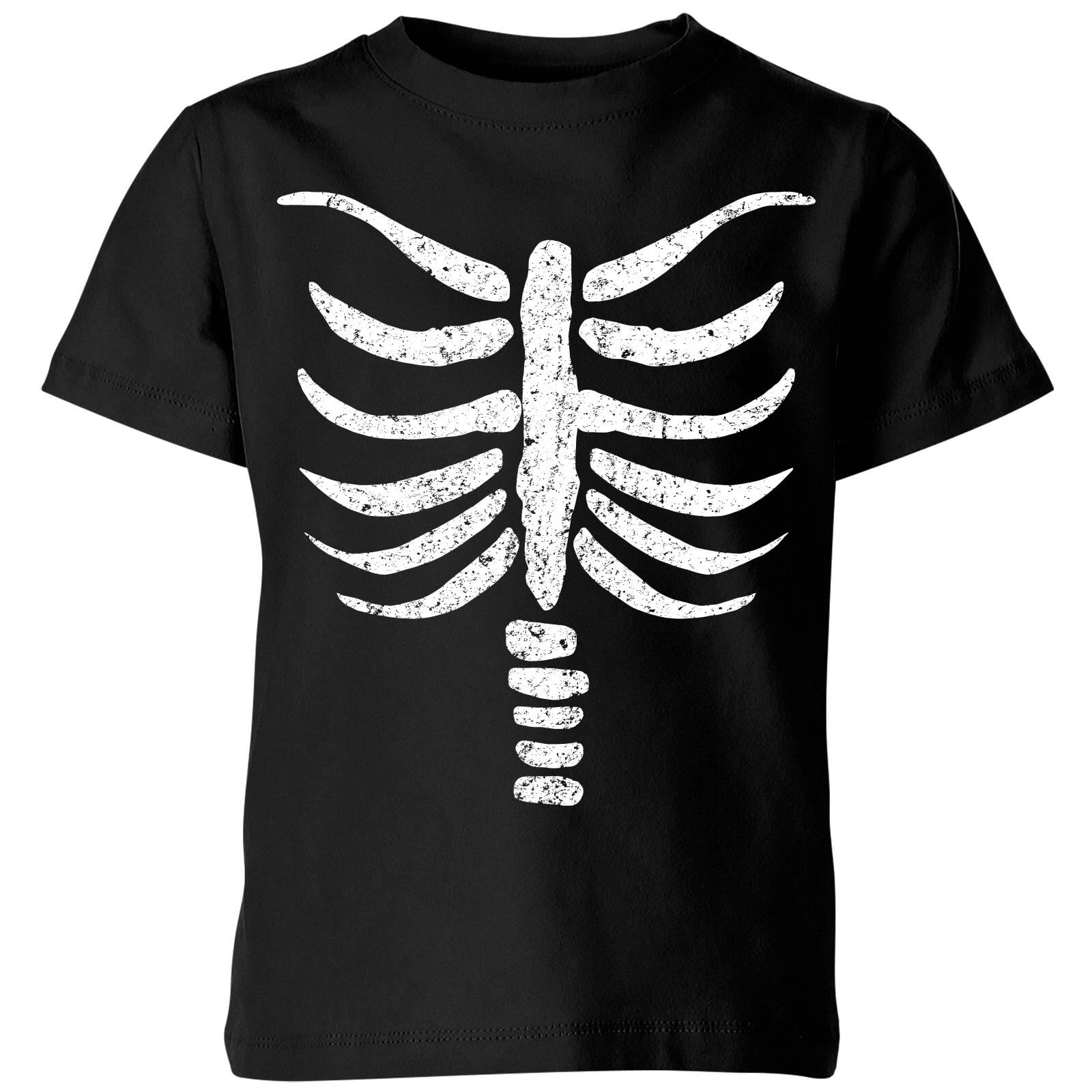 Skeleton Kids' T-Shirt - Black - 11-12 Years - Black