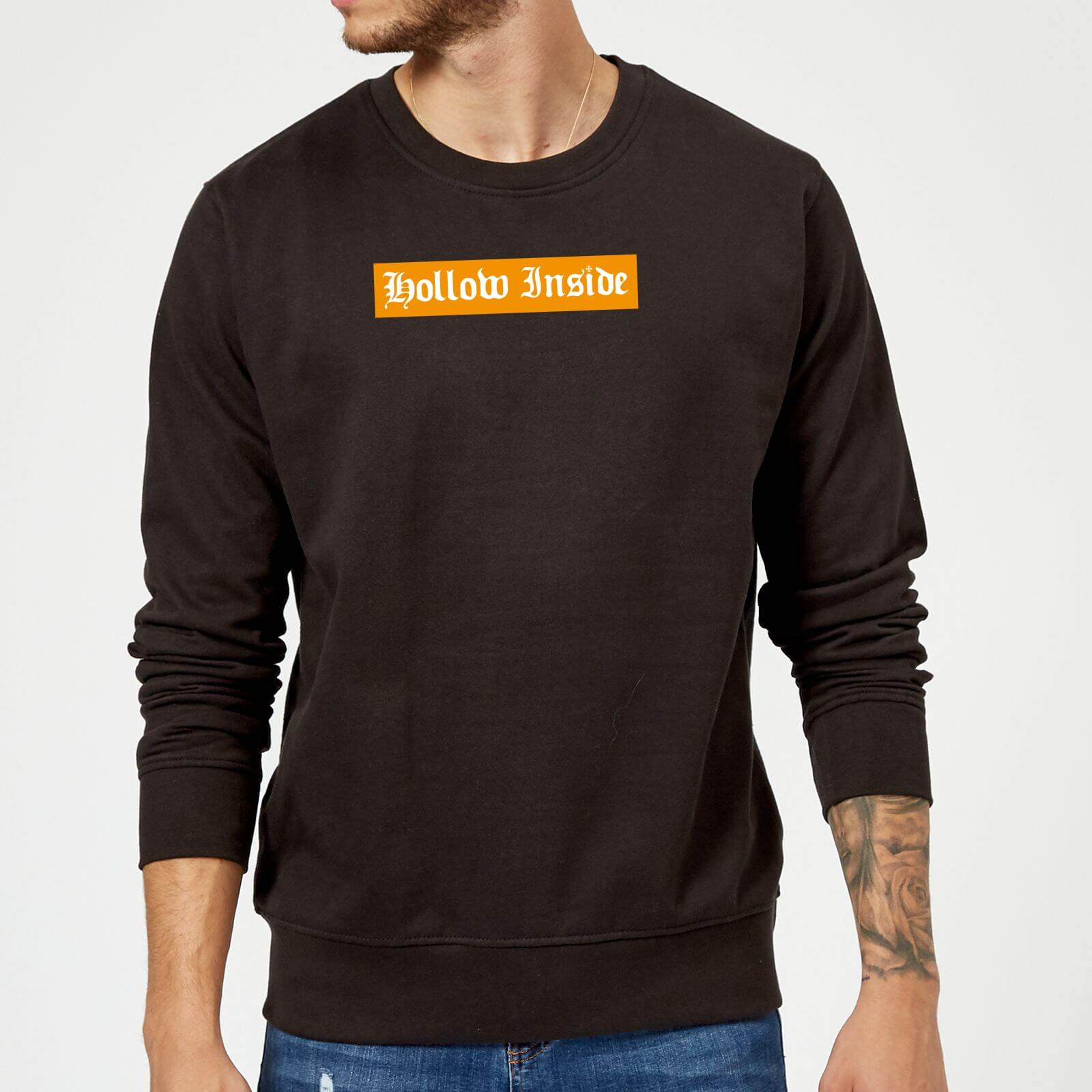 Hollow Inside Sweatshirt - Black - S