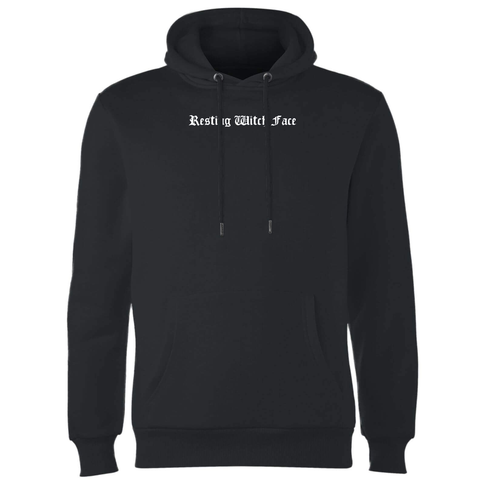 Resting Witch Face Hoodie - Black - L - Black