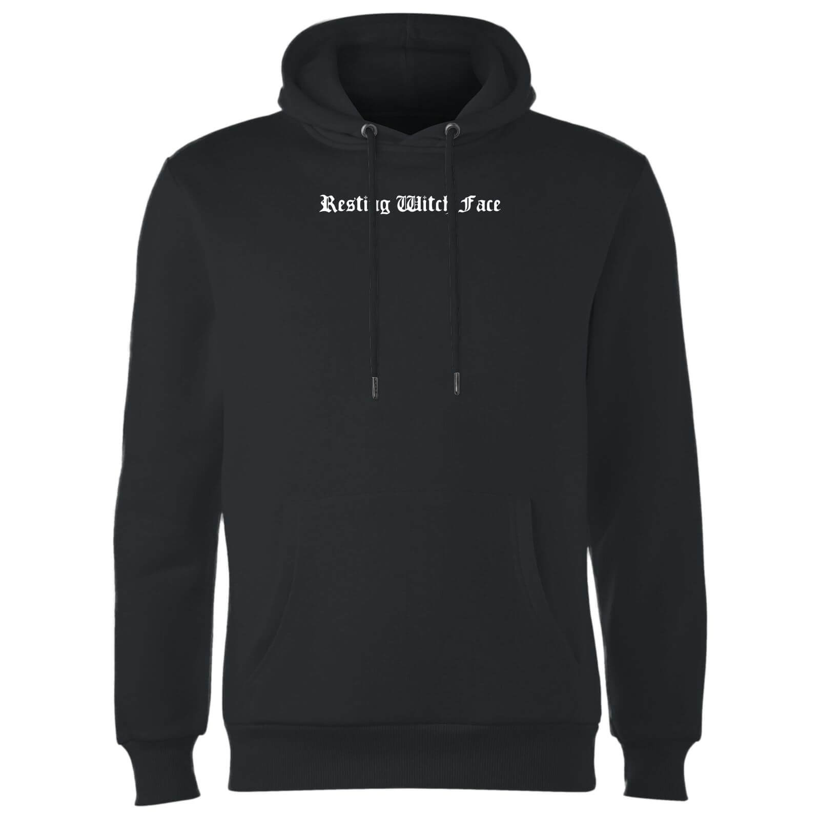 Resting Witch Face Hoodie - Black - XL - Black
