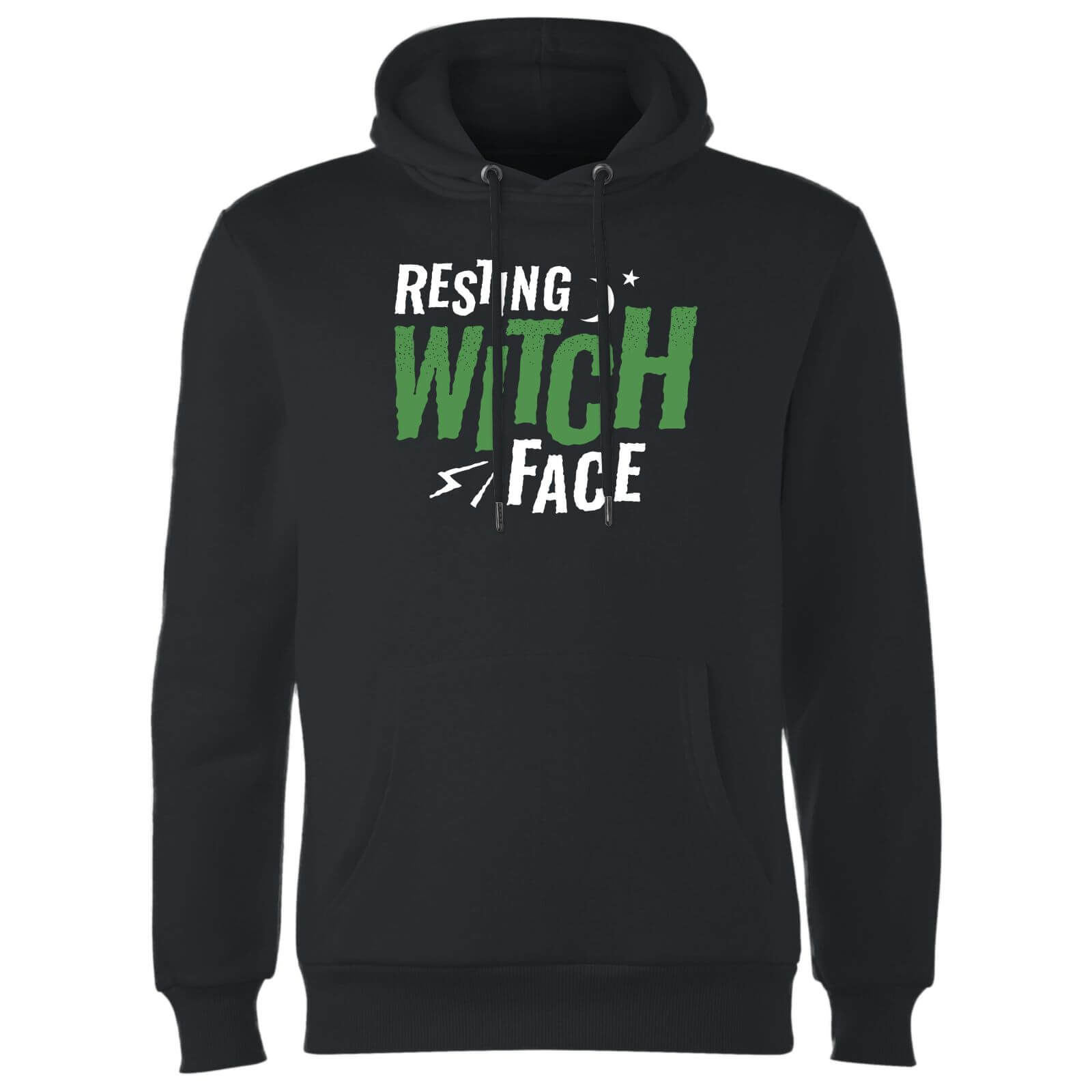 Resting Witch Face Hoodie - Black - XXL