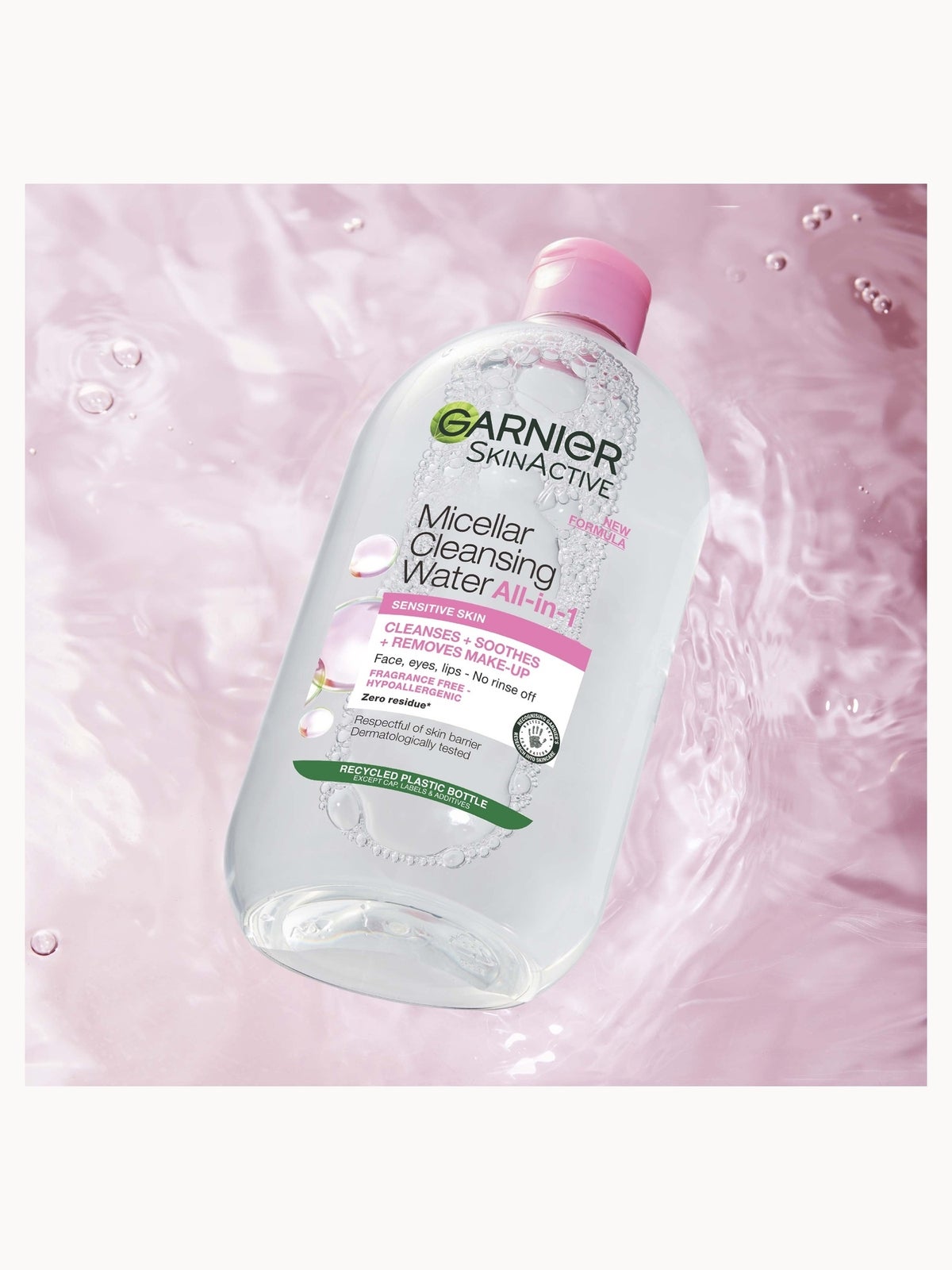 Garnier Micellar Water, Gentle Face Cleanser & Makeup Remover for Sensitive Skin, 700ml 2