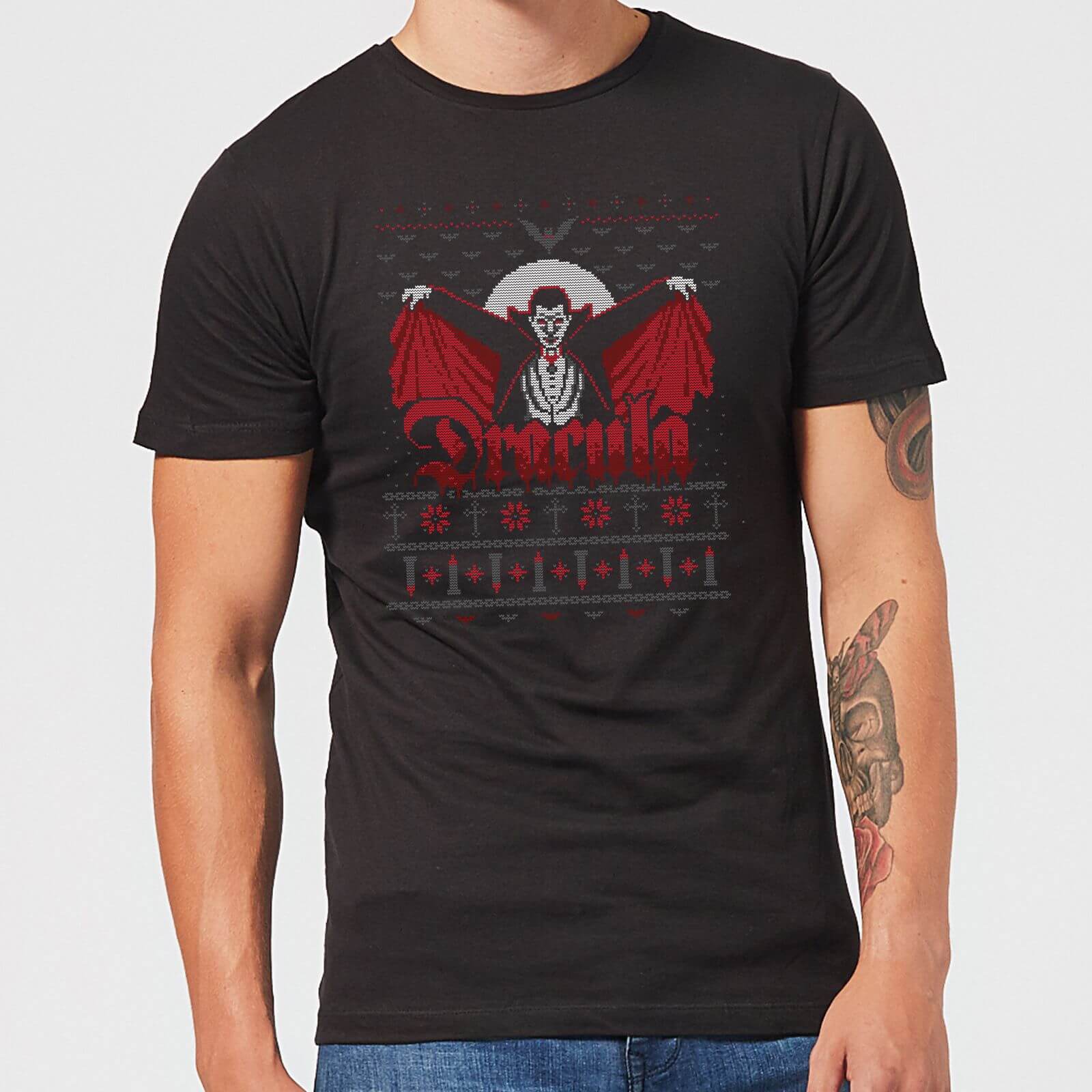 

T-Shirt de Noël Homme Universal Monsters Dracula - Noir - XS