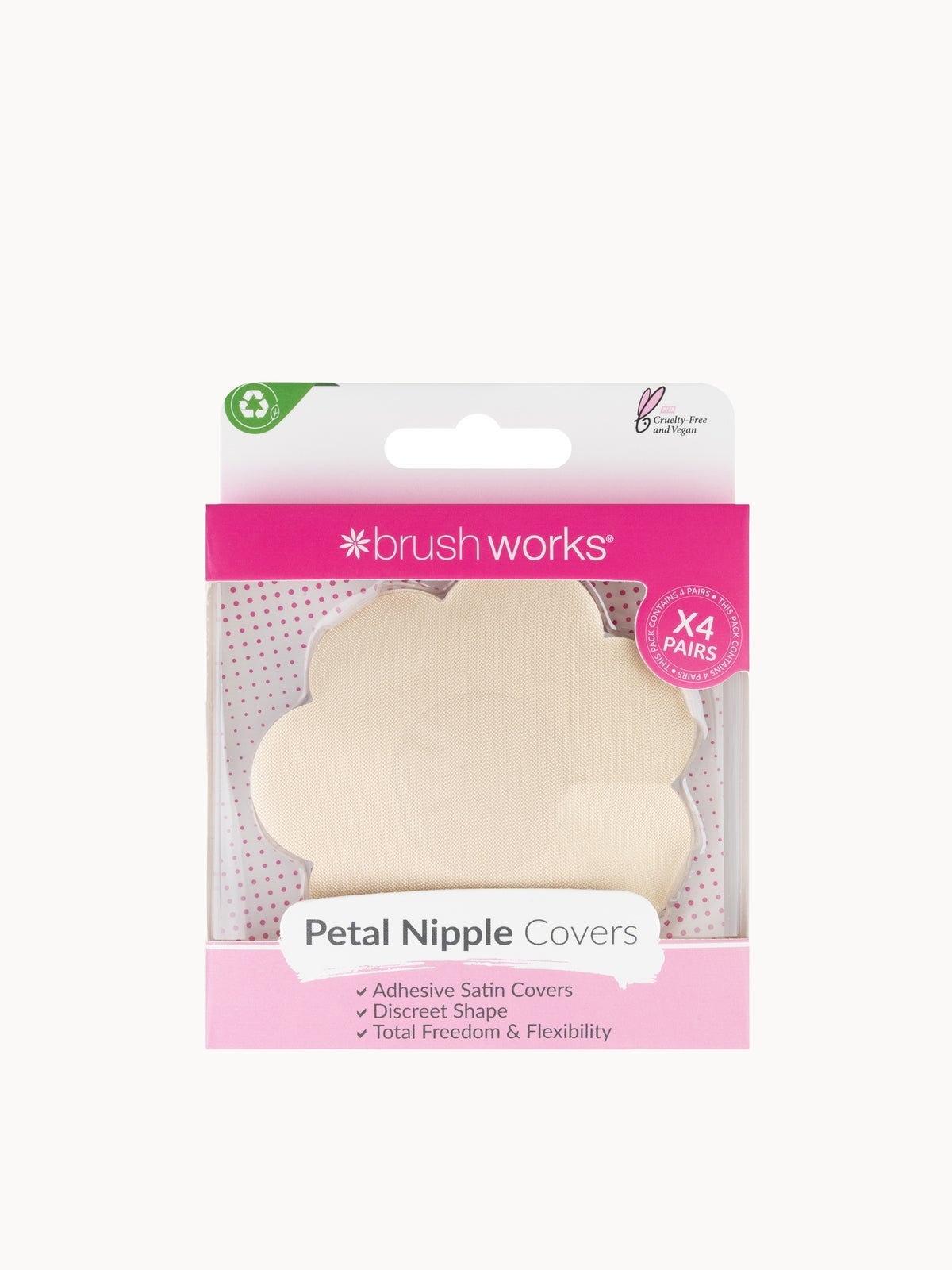 brushworks Satin Petal Nipple Covers 4