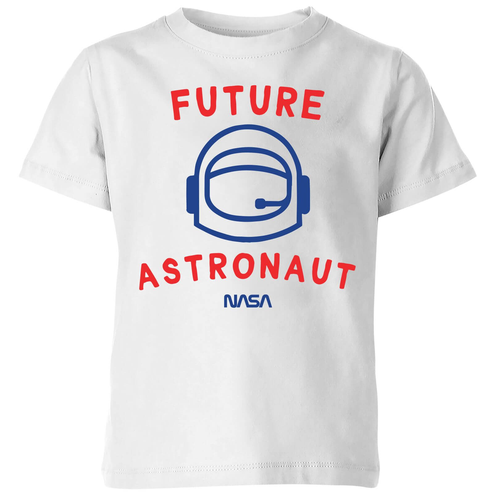 NASA Space Cadets Future Astronaut Kids' T-Shirt - White - 9-10 Years