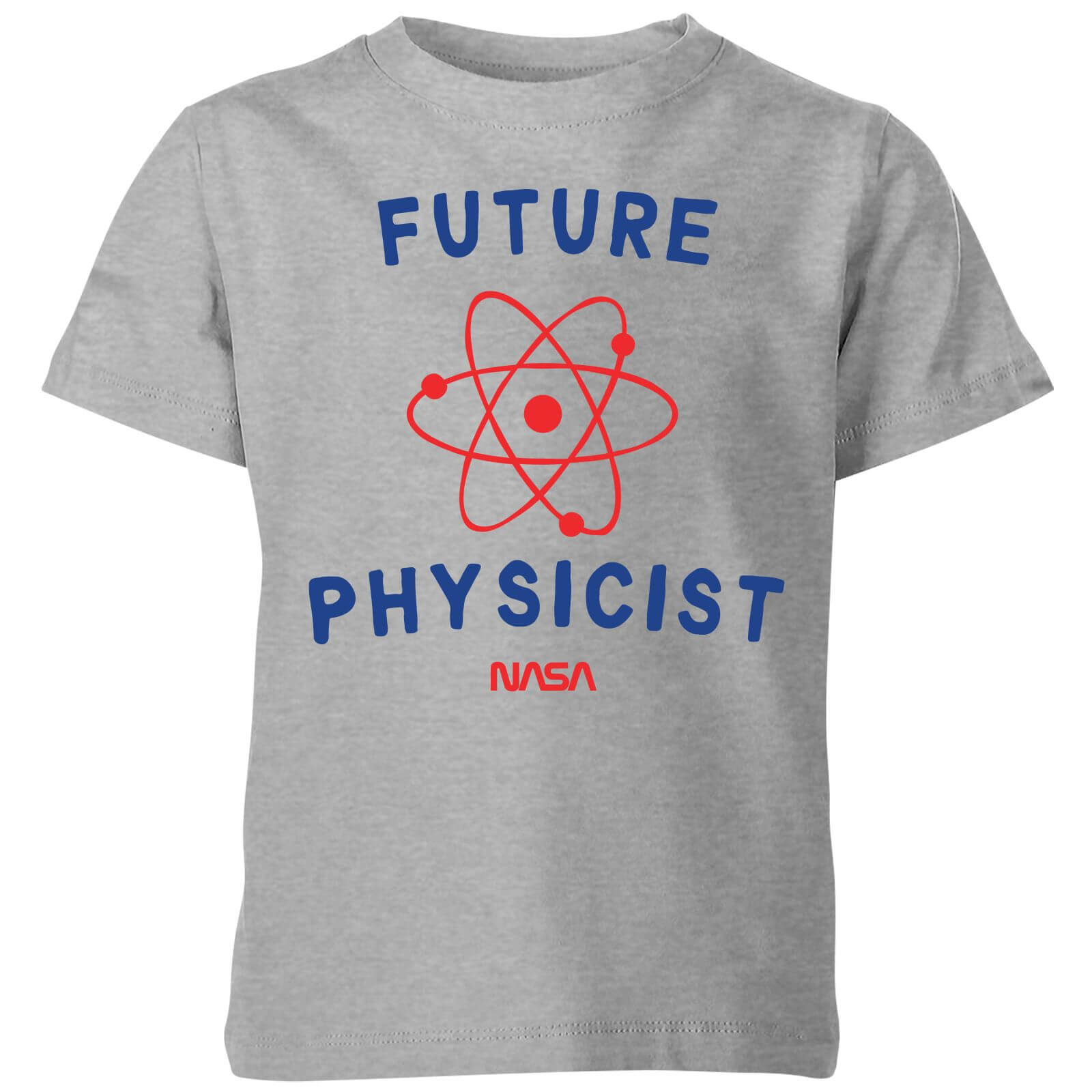 NASA Space Cadets Future Physicist Kids' T-Shirt - Grey - 3-4 Years