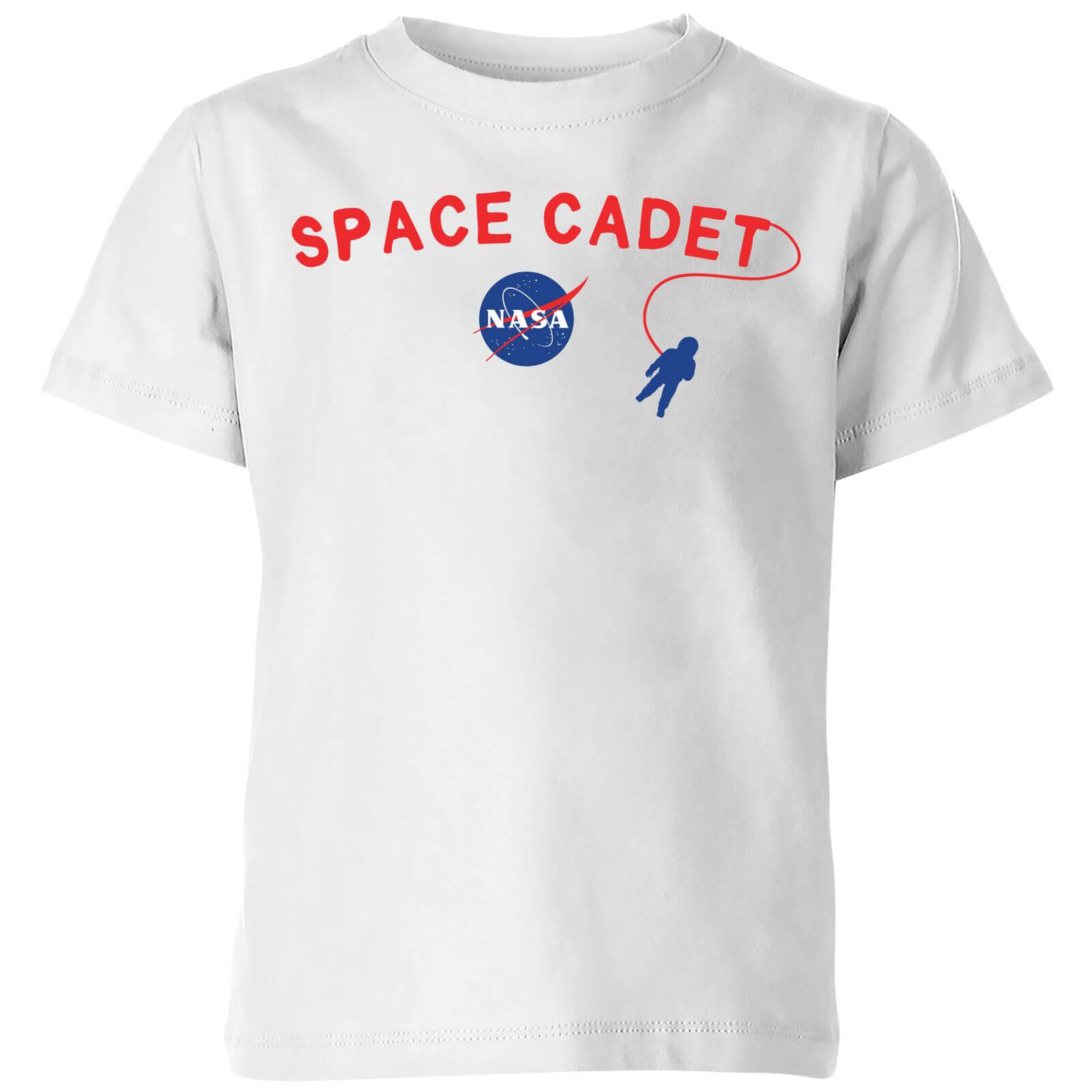NASA Space Cadets Space Walk Kids' T-Shirt - White - 9-10 Years