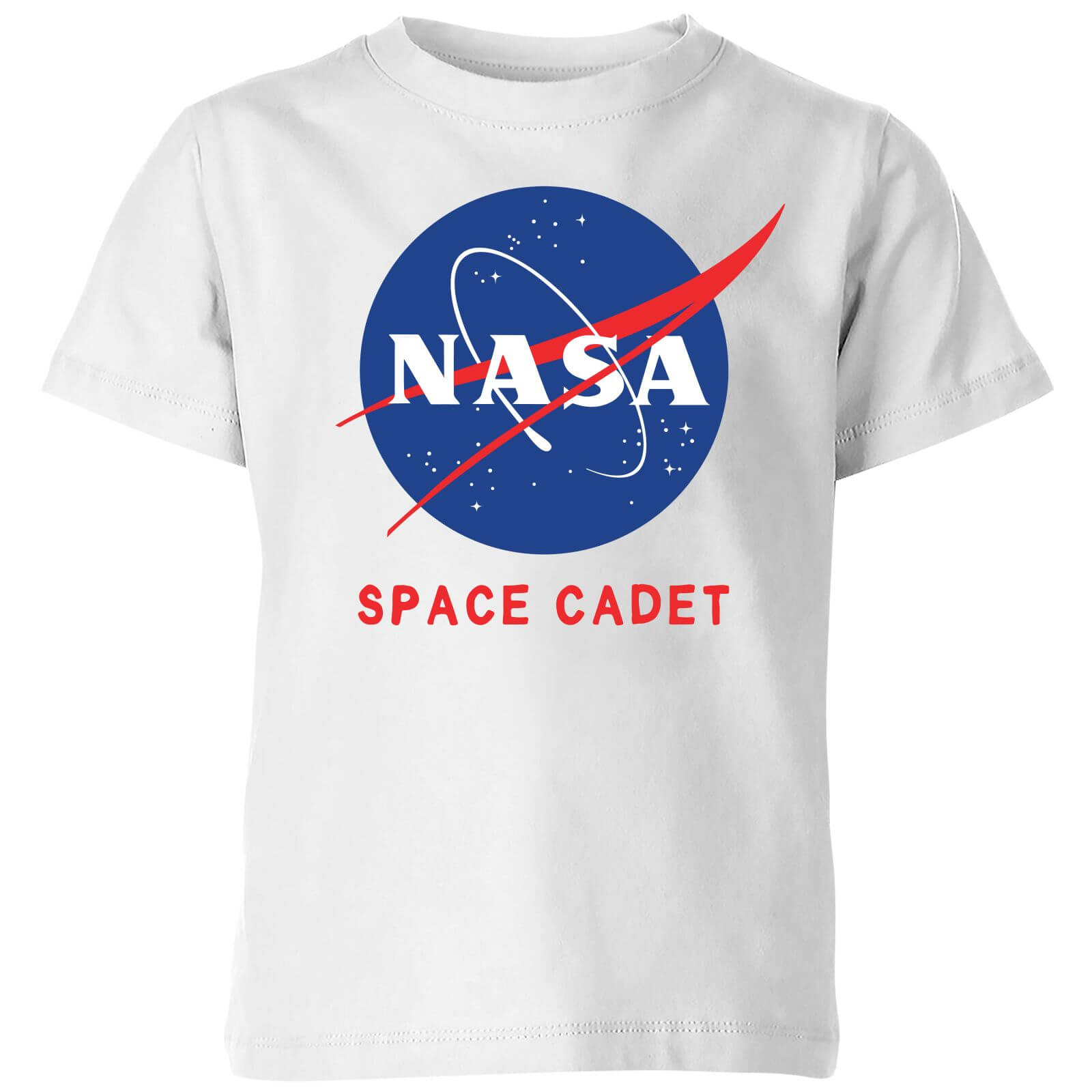 NASA Space Cadets Logo Kids' T-Shirt - White - 3-4 Years